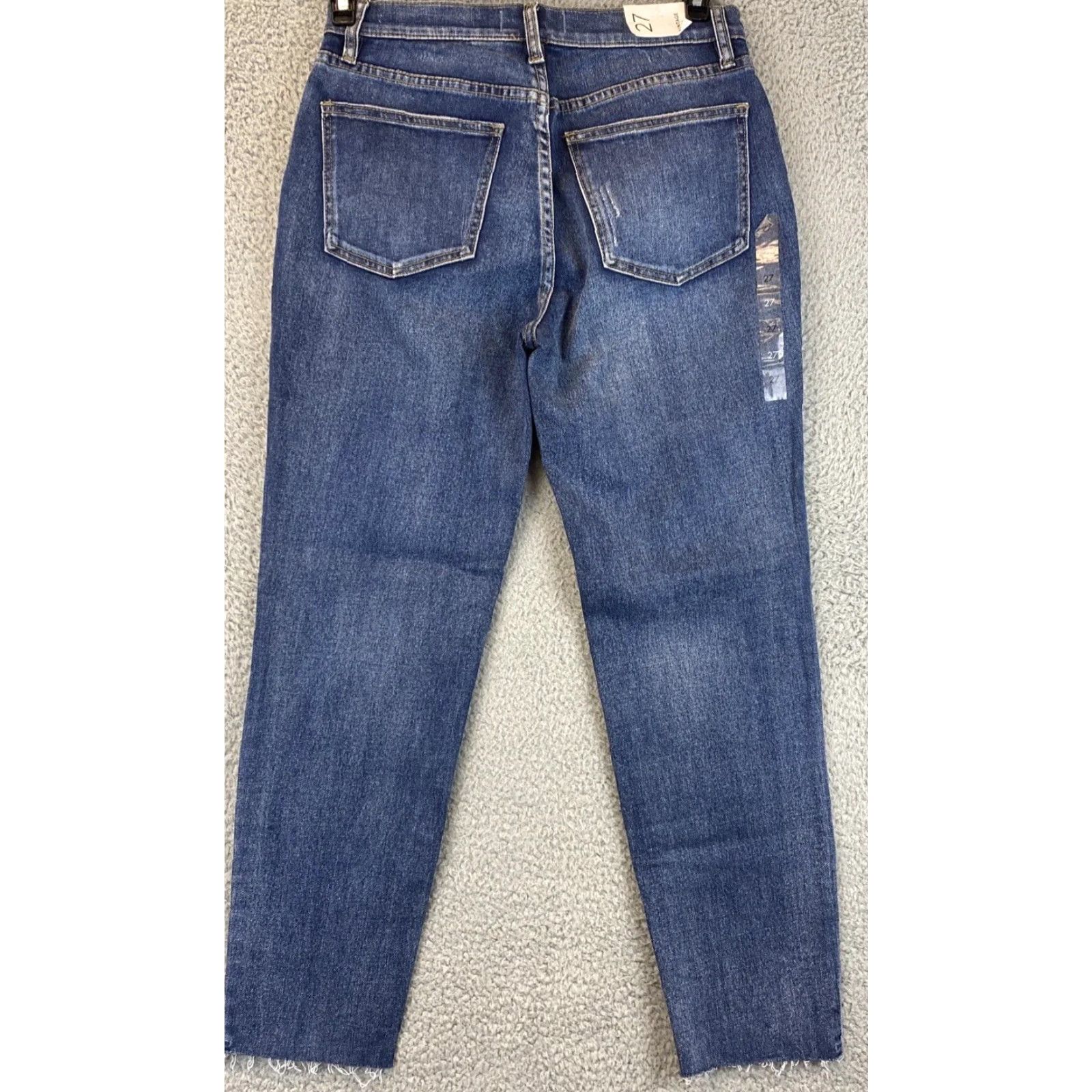 Pacsun PACSUN High Rise Straight Jeans Women's Size 28 Blue Denim 30x27 Cotton Blend Size 28" / US 6 / IT 42 - 6 Thumbnail