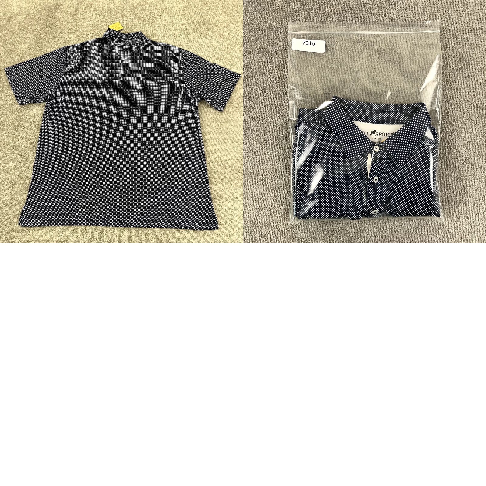Vintage HORN LEGEND Polo Shirt Mens 2XL XXL LINKS AT PERRY CABIN Golf Performance NEW Size US XXL / EU 58 / 5 - 8 Thumbnail
