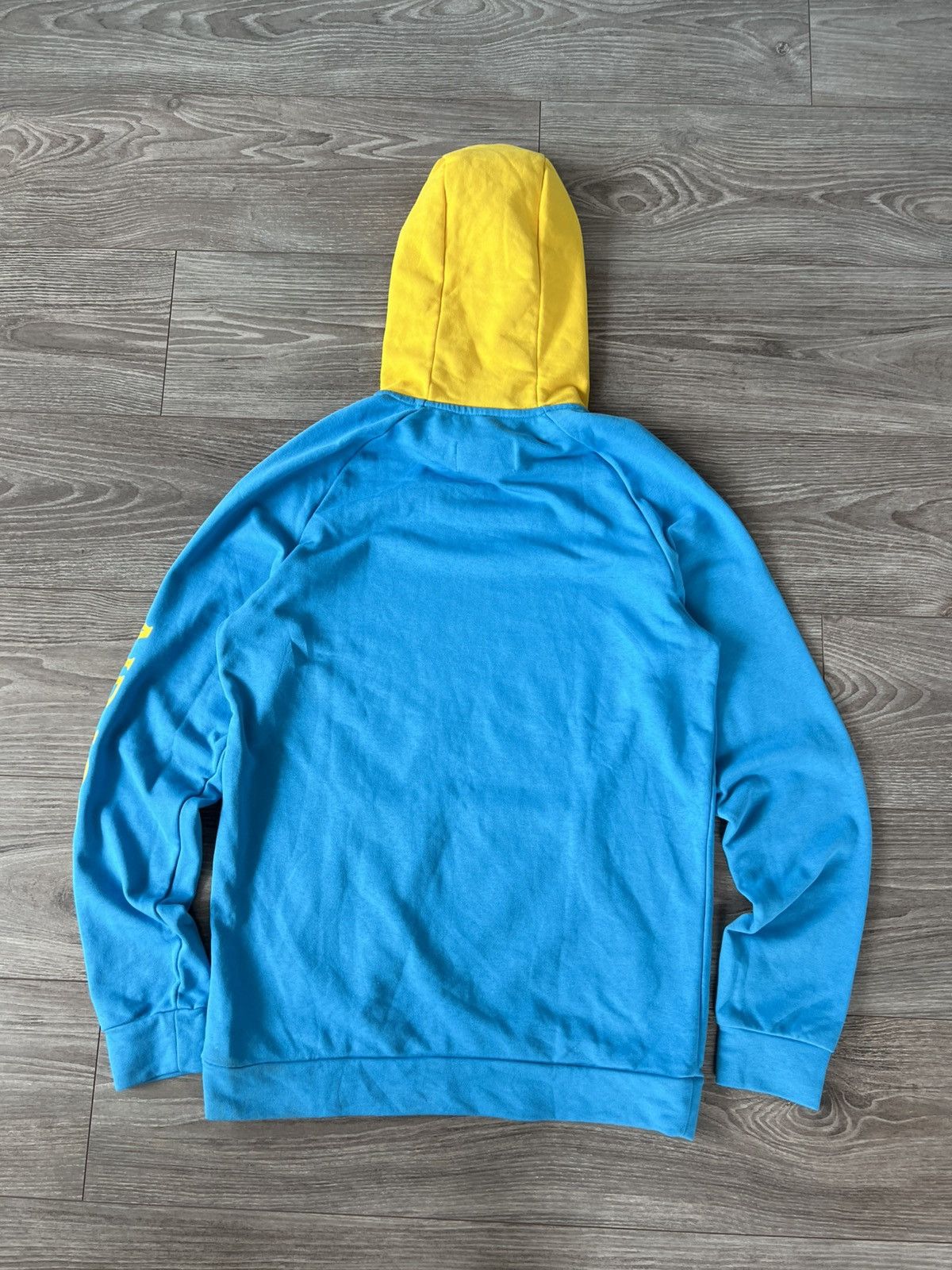 Jordan Brand Nike Air Jordan Jumpman Big Logo Blue/Yellow Patriot Hoodie Size US M / EU 48-50 / 2 - 20 Thumbnail