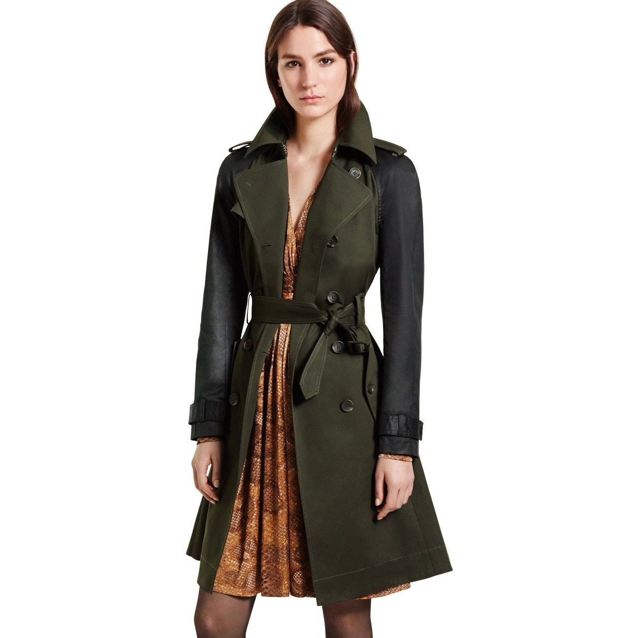 Altuzarra × Target Basics NWT Altuzarra x Target Olive Green Cotton Twill Trench Coat Size XS / US 0-2 / IT 36-38 - 10 Thumbnail