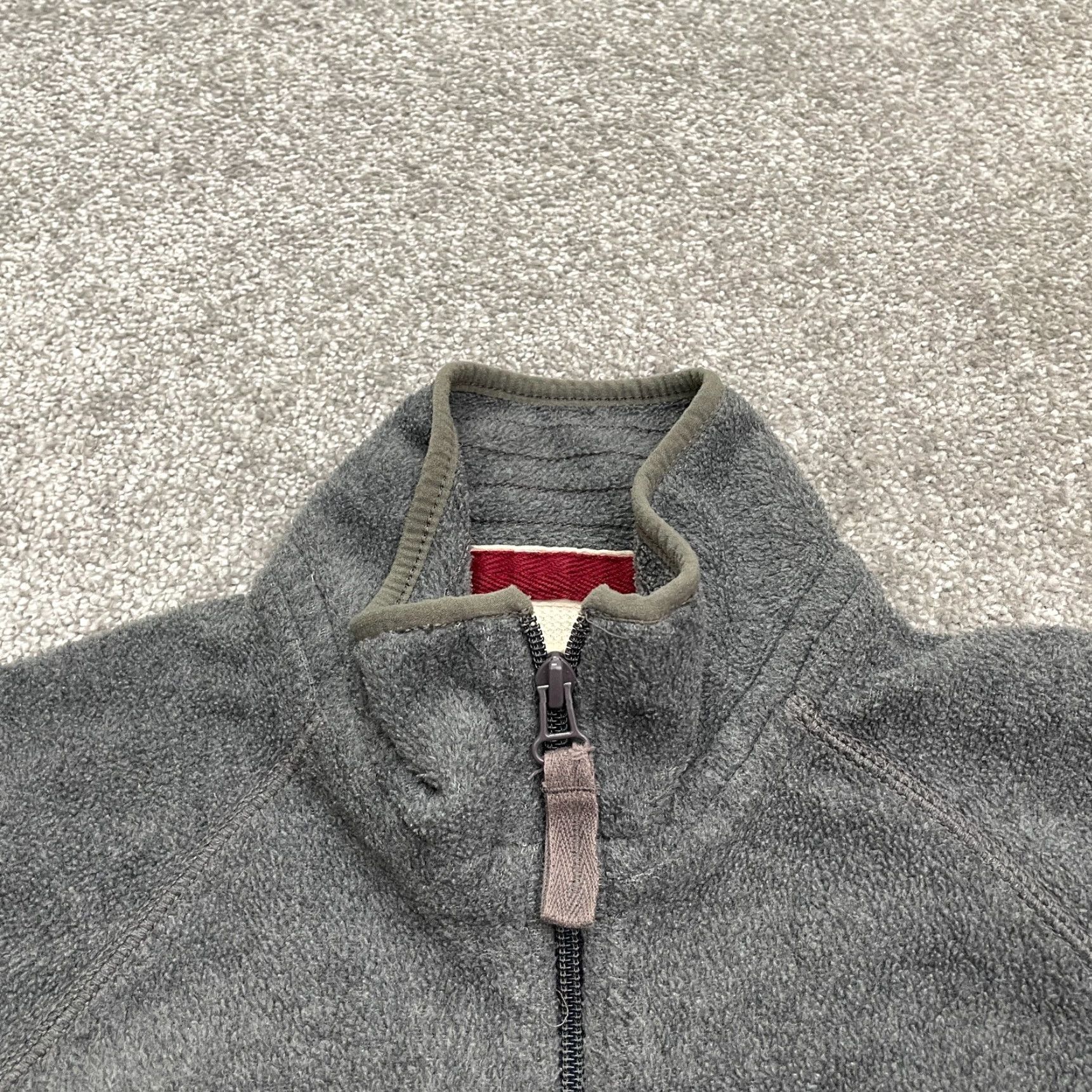 Old Navy Old Navy Sweatshirt Mens Large 1/4 Zip Mock Neck Fleece Gray Graphic Logo Pullover Size US L / EU 52-54 / 3 - 4 Thumbnail