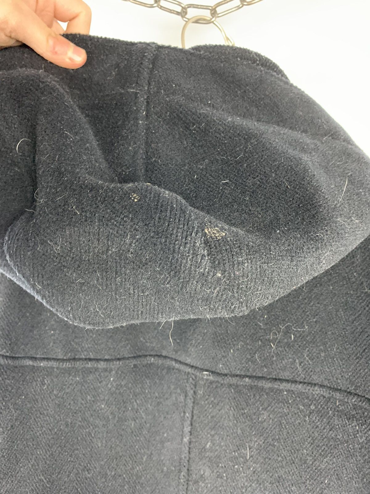 Burberry Burberry London Duffle Coat Wool Sz IT 46 Black Hooded 90’s Size L / US 10 / IT 46 - 24 Thumbnail