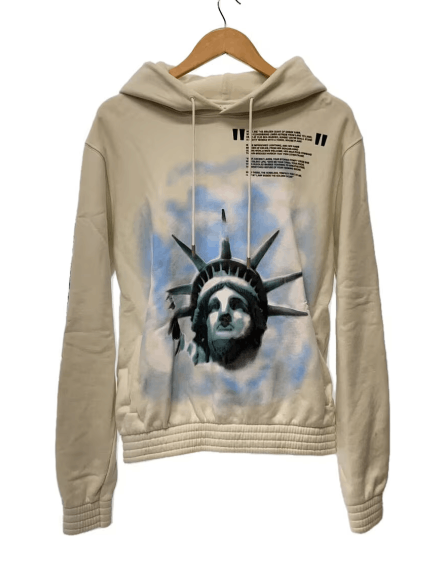 Off-white statue of liberty pullover hoodie
