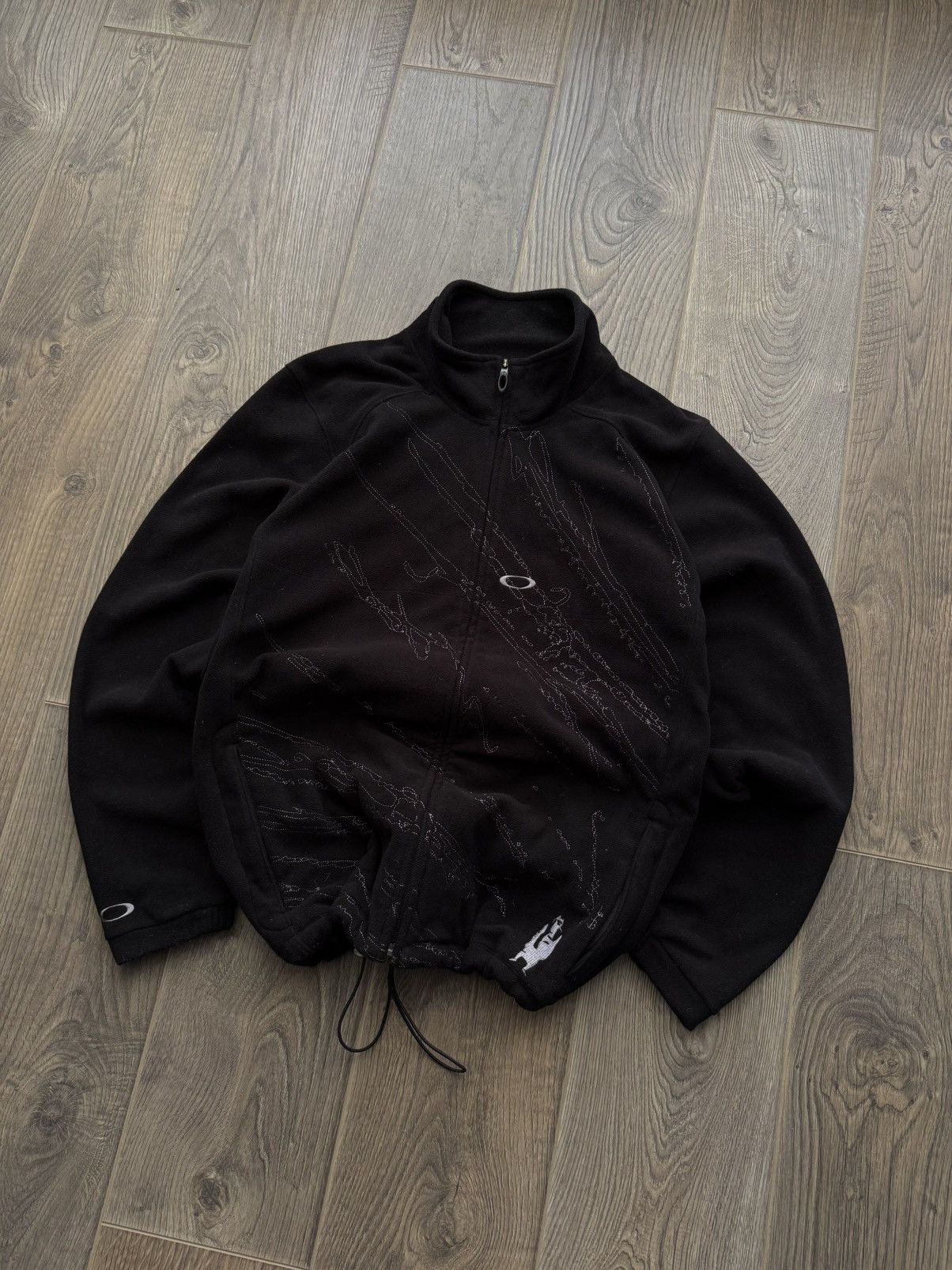 Oakley Vintage Oakley Zip-Up Fleece Jacket Outdoor Size US L / EU 52-54 / 3 - 1 Thumbnail