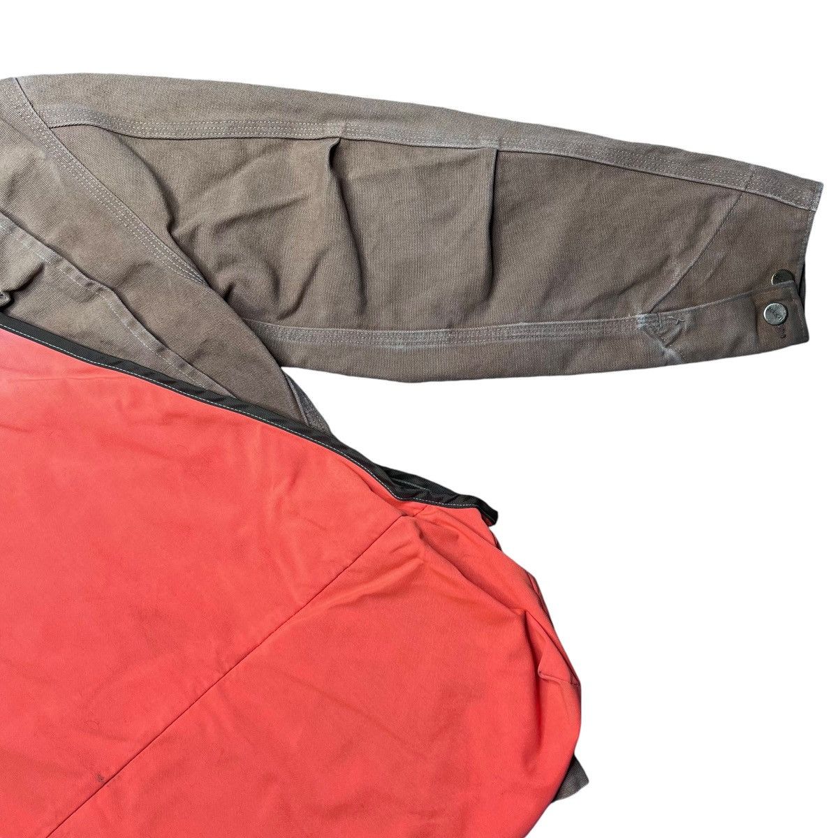 Carhartt × Vintage Vintage 1990s Carhartt Orange Duck Hunting Chore Jacket Size US M / EU 48-50 / 2 - 16 Thumbnail