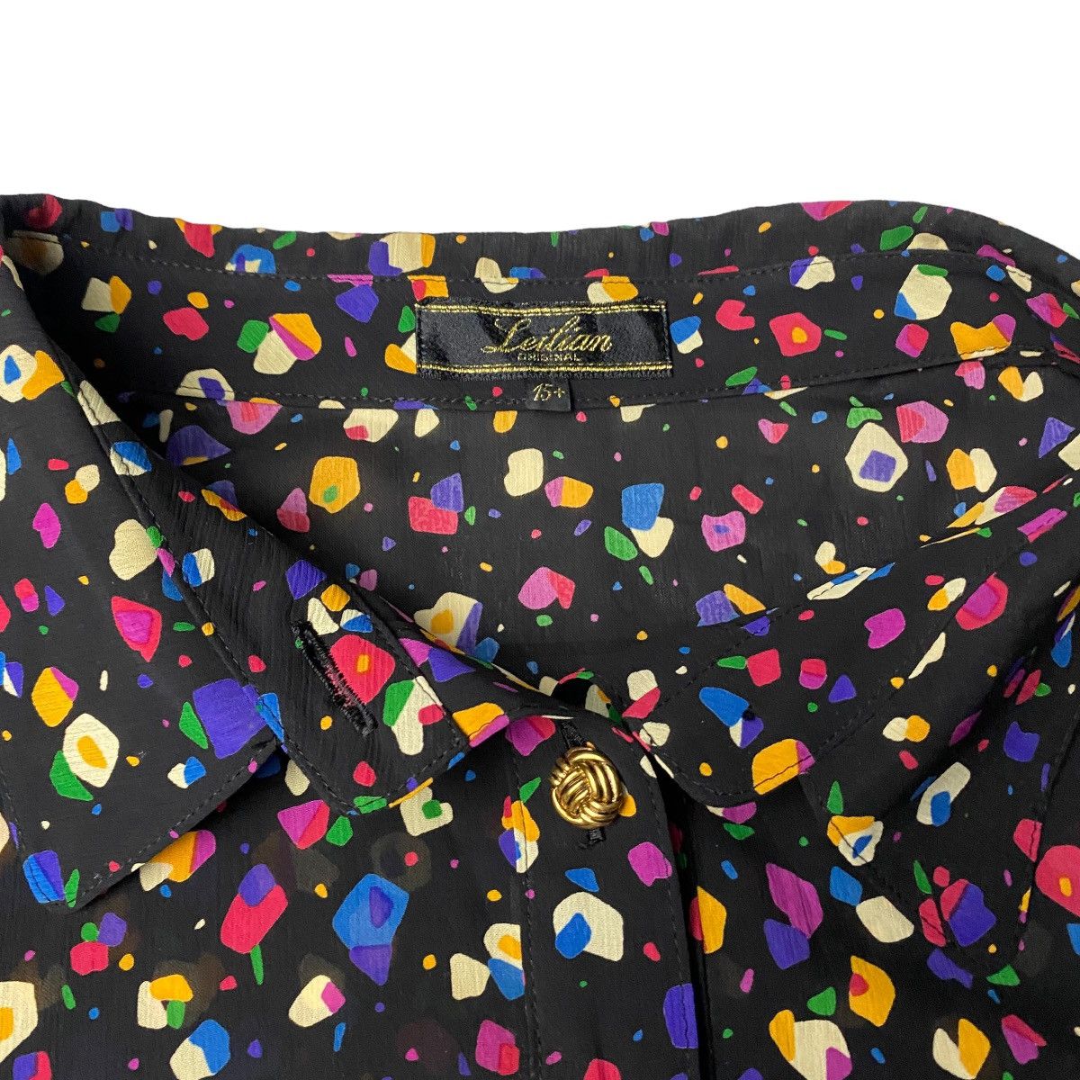 Beauty Beast × Hysteric Glamour × Japanese Brand 1990's Leilian Multicolor Polkadot Shirts Size US L / EU 52-54 / 3 - 2 Thumbnail