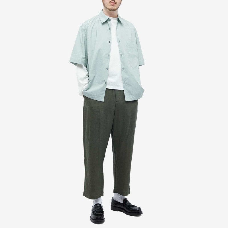 Studio Nicholson Studio Nicholson Pete Shirt Pastel Green Short Sleeve Boxy Size US L / EU 52-54 / 3 - 1 Thumbnail