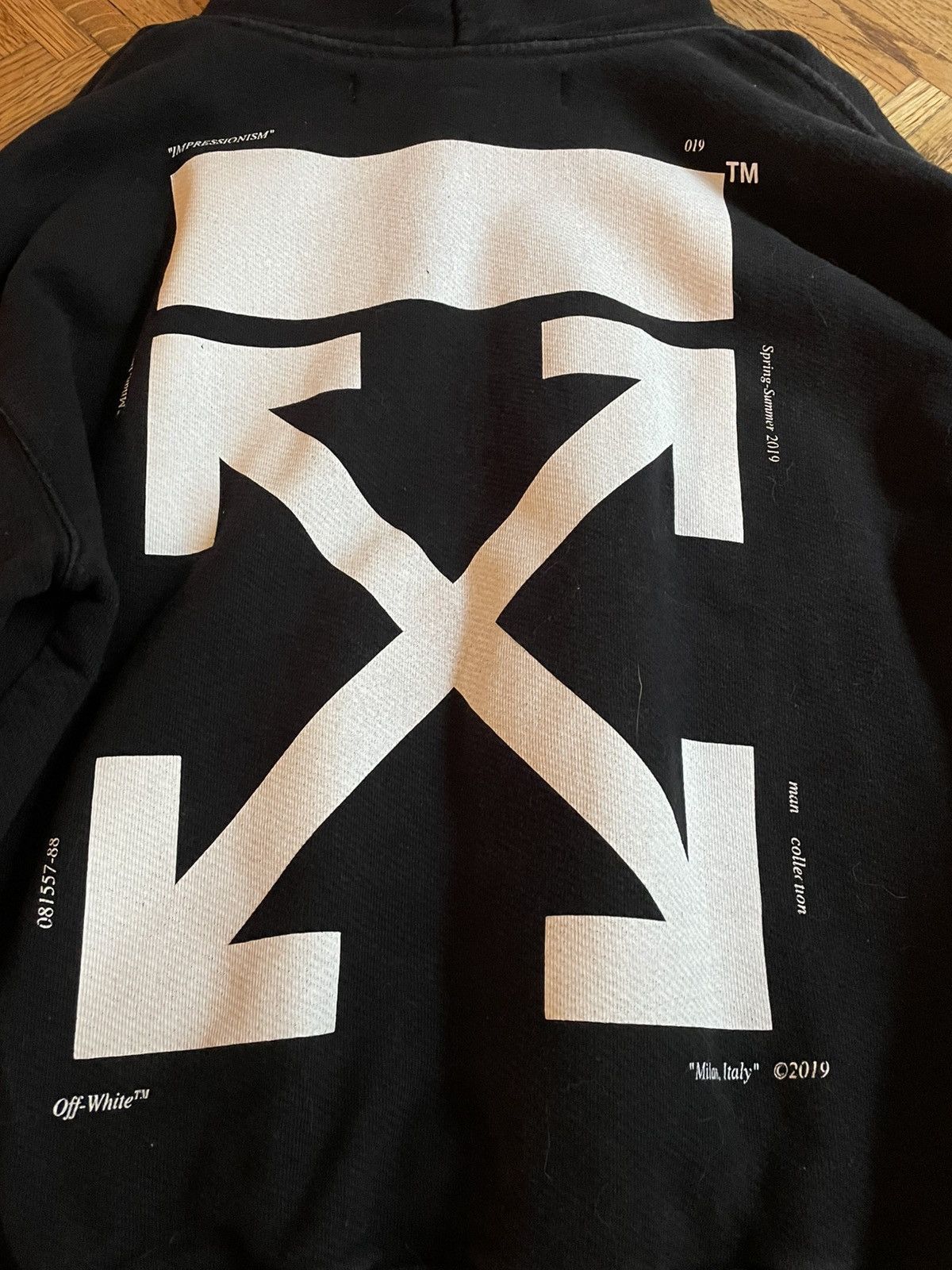 Off-White OFF-WHITE Kiss' Graphic Print Hoodie Size US M / EU 48-50 / 2 - 12 Thumbnail