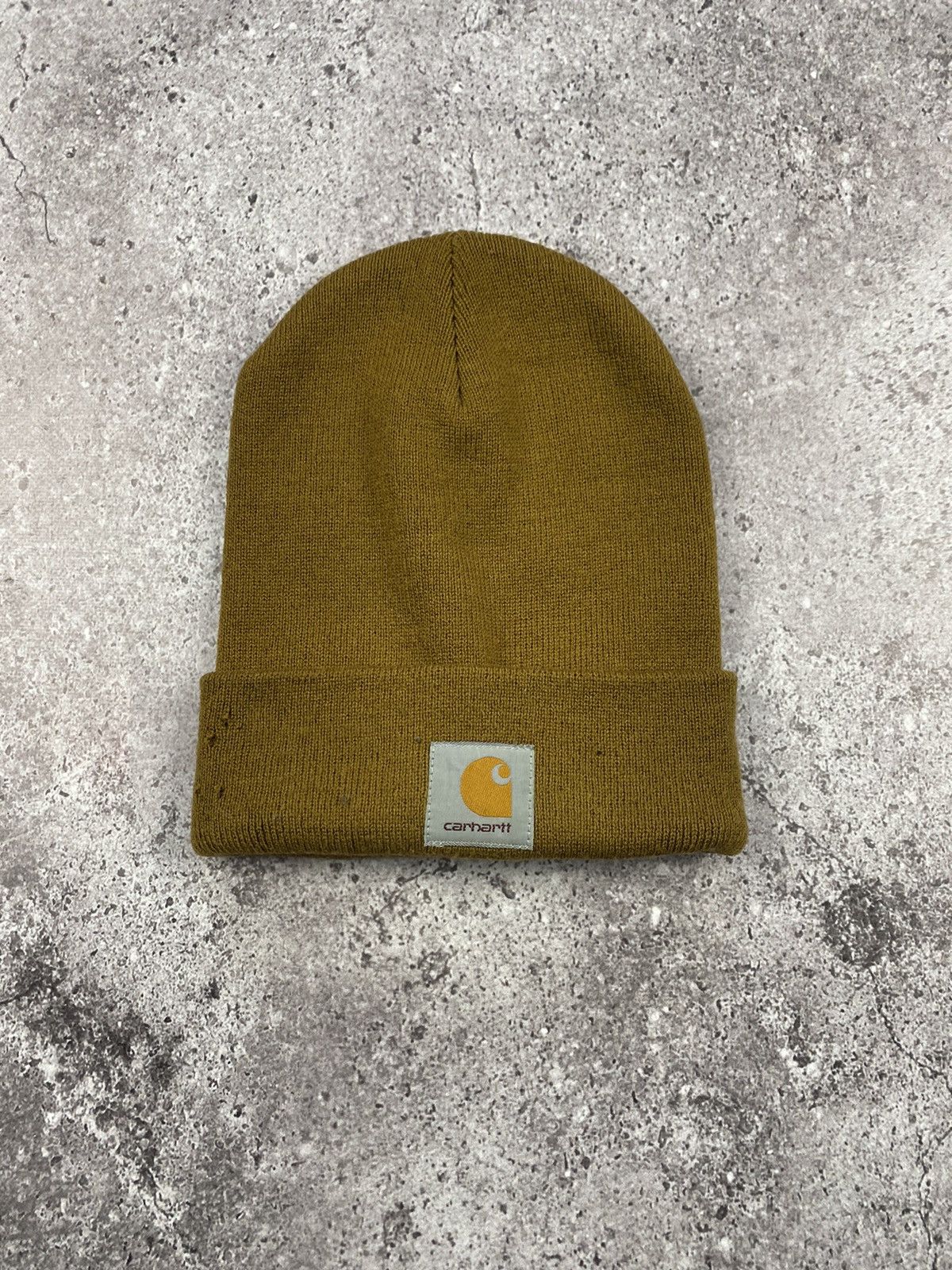 Carhartt × Vintage Vintage Carhartt disressed Beanie Cap brown One Size Size ONE SIZE - 1 Thumbnail