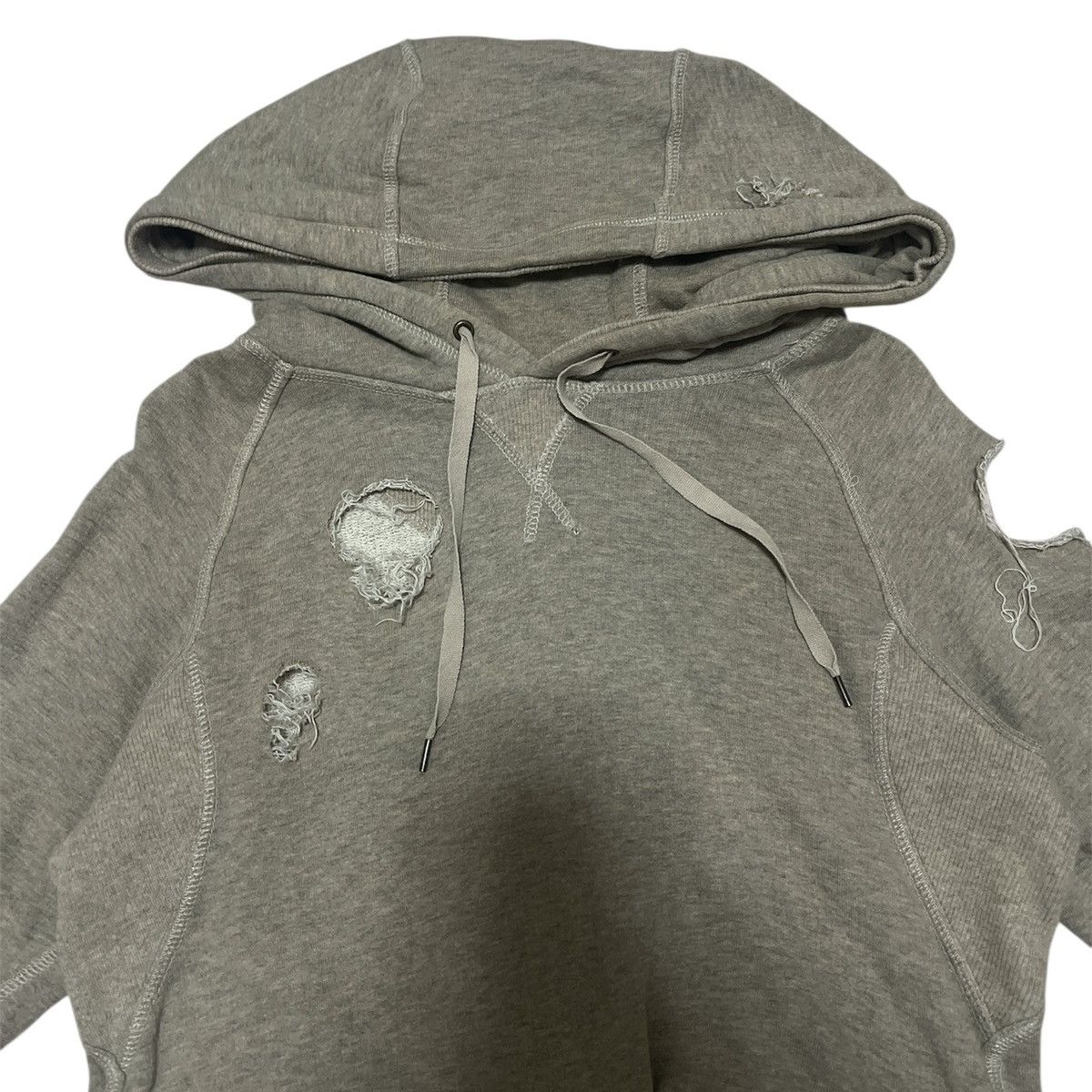 Japanese Brand G.O.A. distressed hoodie Size US M / EU 48-50 / 2 - 2 Thumbnail