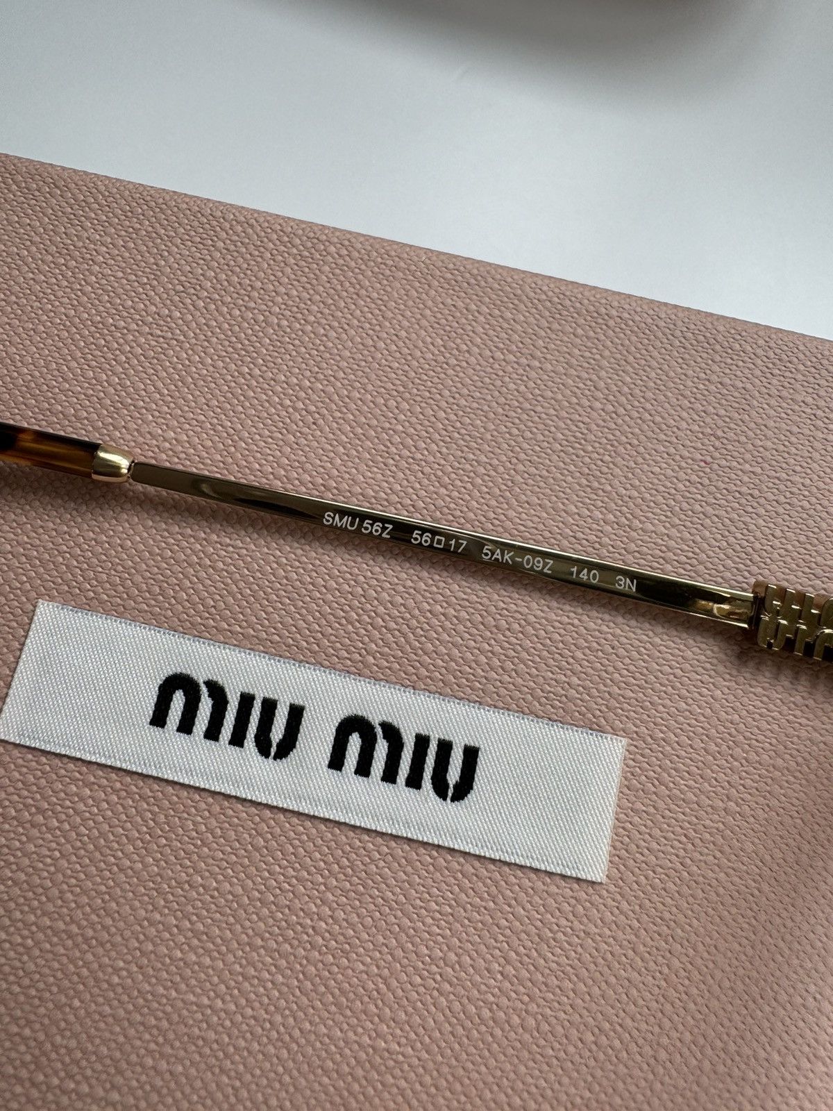 Miu Miu × Vintage NEW Miu Miu sunglasses SMU 56ZS 5AK-09Z Size ONE SIZE - 10 Thumbnail