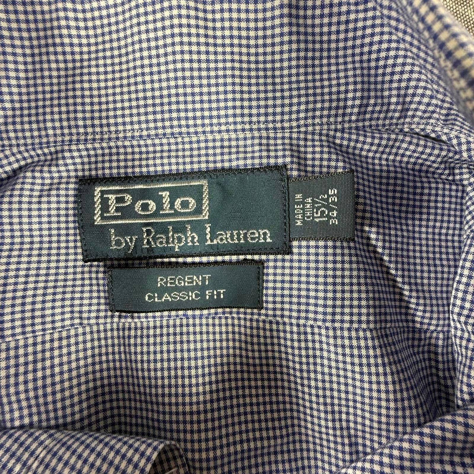 Polo Ralph Lauren Ralph Lauren Shirt Men's 15 1/2 Blue Regent Classic Fit Size US M / EU 48-50 / 2 - 5 Thumbnail