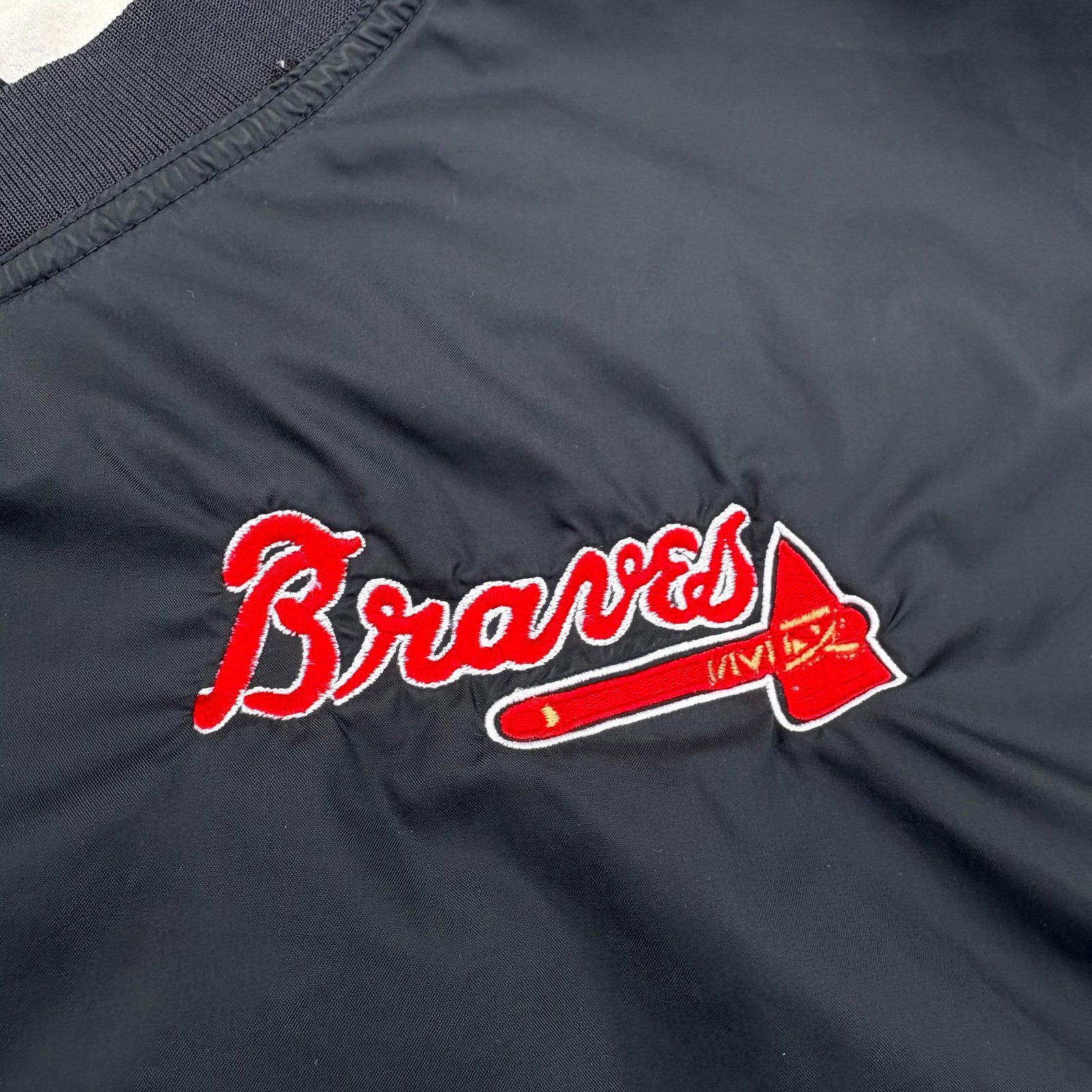 Nike Vintage Atlanta Braves windbreaker sweatshirt Size US XL / EU 56 / 4 - 2 Thumbnail