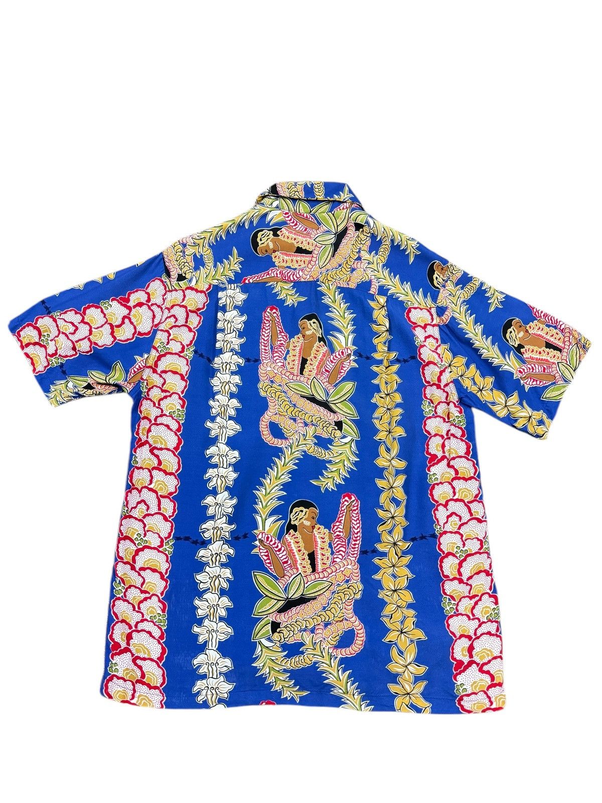 Sun Surf RARE VINTAGE 70s HULA GIRL FLORAL RAYON SHIRT Size US M / EU 48-50 / 2 - 6 Thumbnail