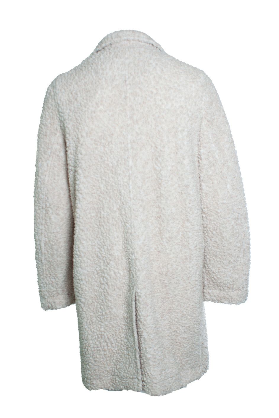 KESTIN Kestin, Edinburgh overcoat in oatmeal wool fleece Size US L / EU 52-54 / 3 - 4 Thumbnail