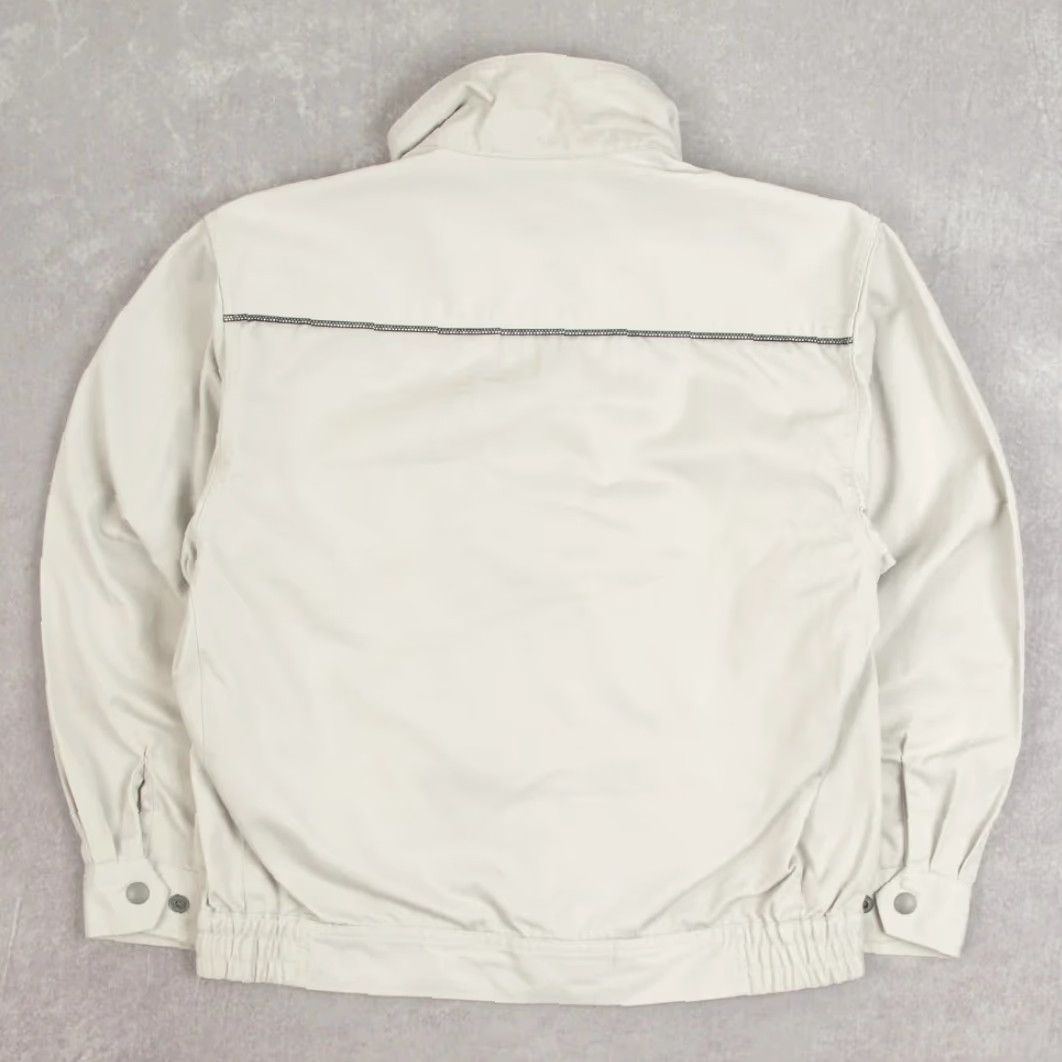 Vintage VINTAGE Full Zip Utility Workwear Jacket Womens Off-White Regular Size Medium Size M / US 6-8 / IT 42-44 - 2 Thumbnail