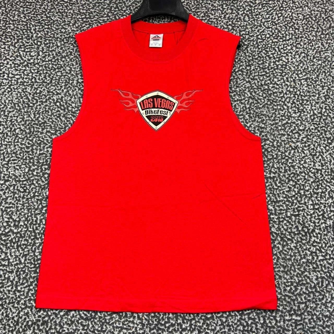 Alstyle Vintage Las Vegas Bike Fest Shirt M Sleeveless Deadstock New Size US M / EU 48-50 / 2 - 2 Thumbnail