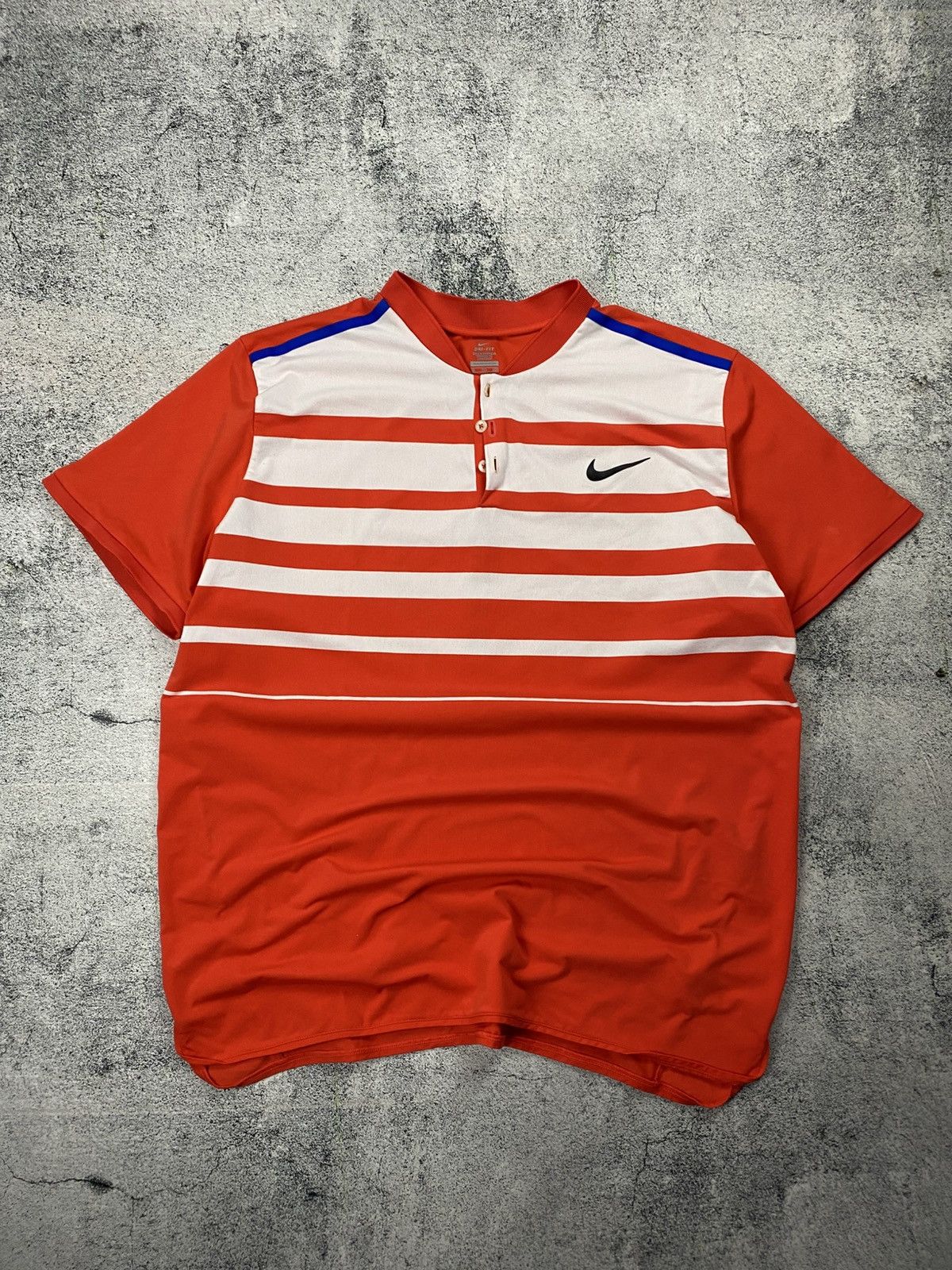 Nike Premier Rodger Federer RF 2016 Indian Wells Henley Tee