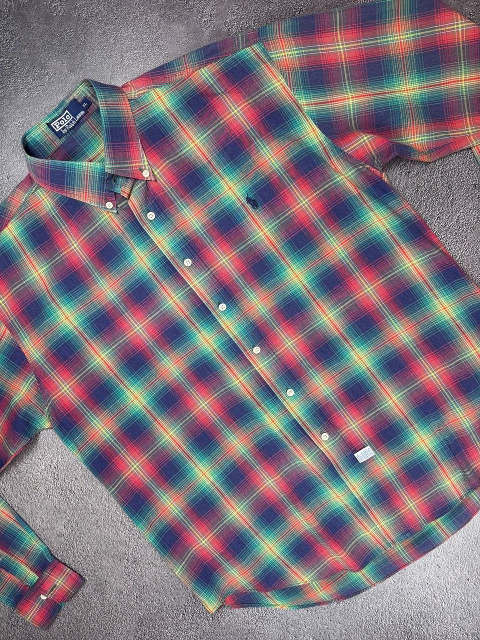 Polo Ralph Lauren Polo Ralph Lauren Button up checked shirt Size US XL / EU 56 / 4 - 2 Thumbnail