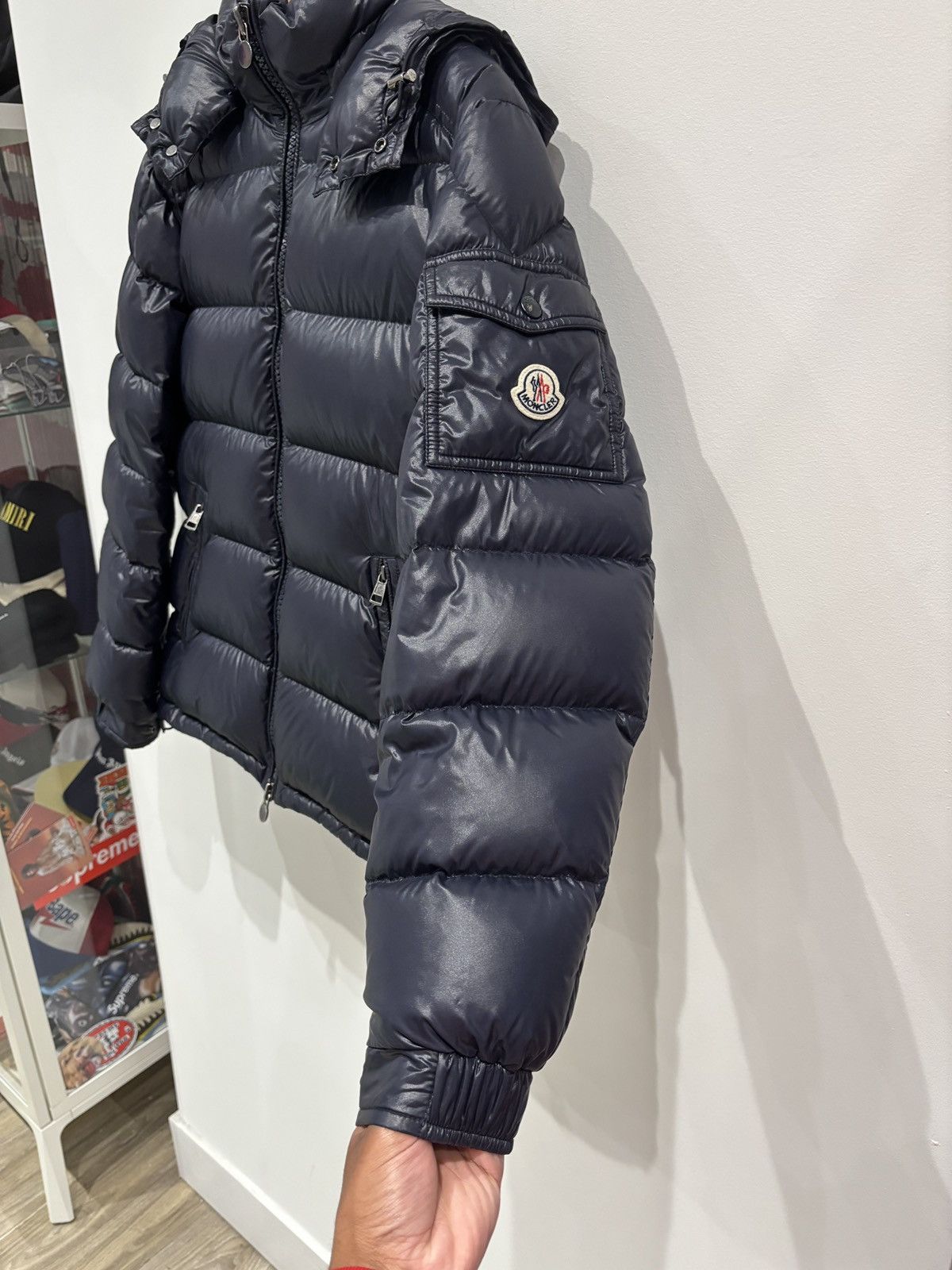 Moncler Moncler Maya Down Jacket Navy Blue Size: 1 / S Size US S / EU 44-46 / 1 - 3 Thumbnail