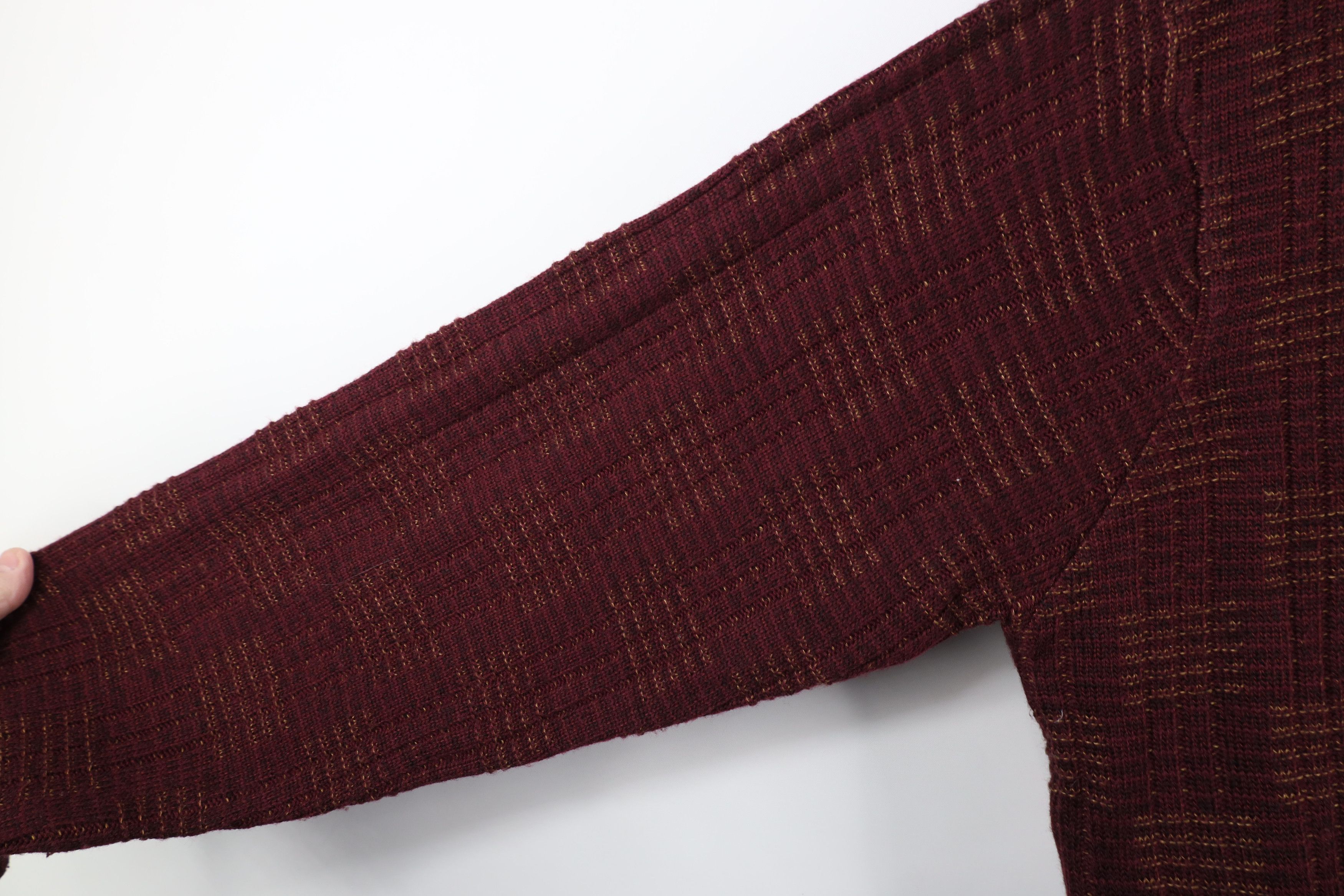 Vintage Vintage 90s Streetwear Checkered Ribbed Crewneck Sweater Size US L / EU 52-54 / 3 - 7 Thumbnail