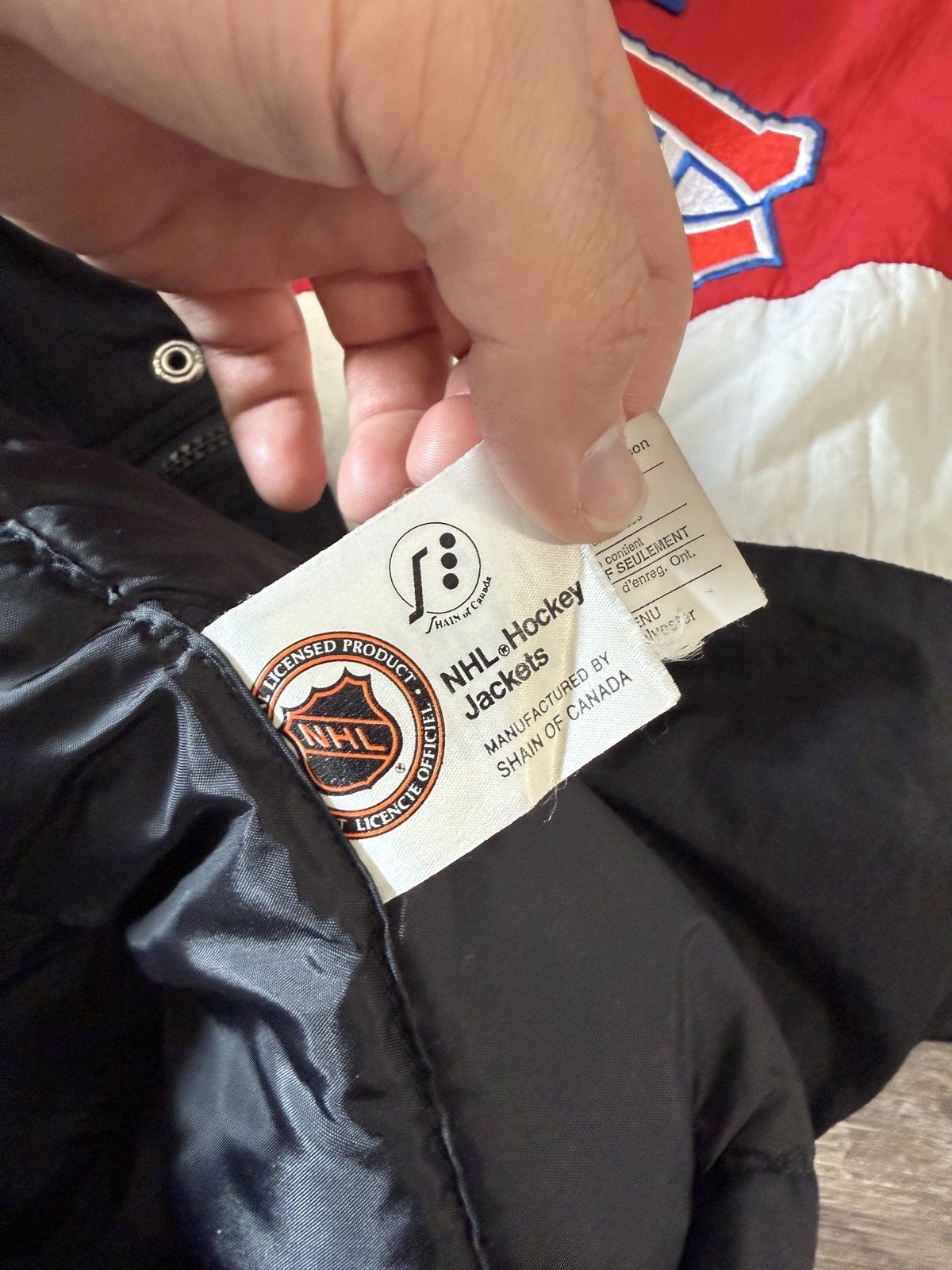 NHL Vintage 1990 NHL Montreal Canadiens Jacket Size US XL / EU 56 / 4 - 7 Thumbnail