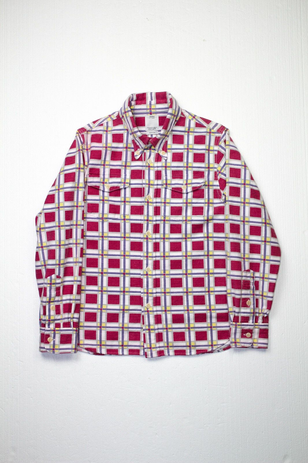 Visvim Wally Shirt (Printed Check) Size US S / EU 44-46 / 1 - 1 Thumbnail