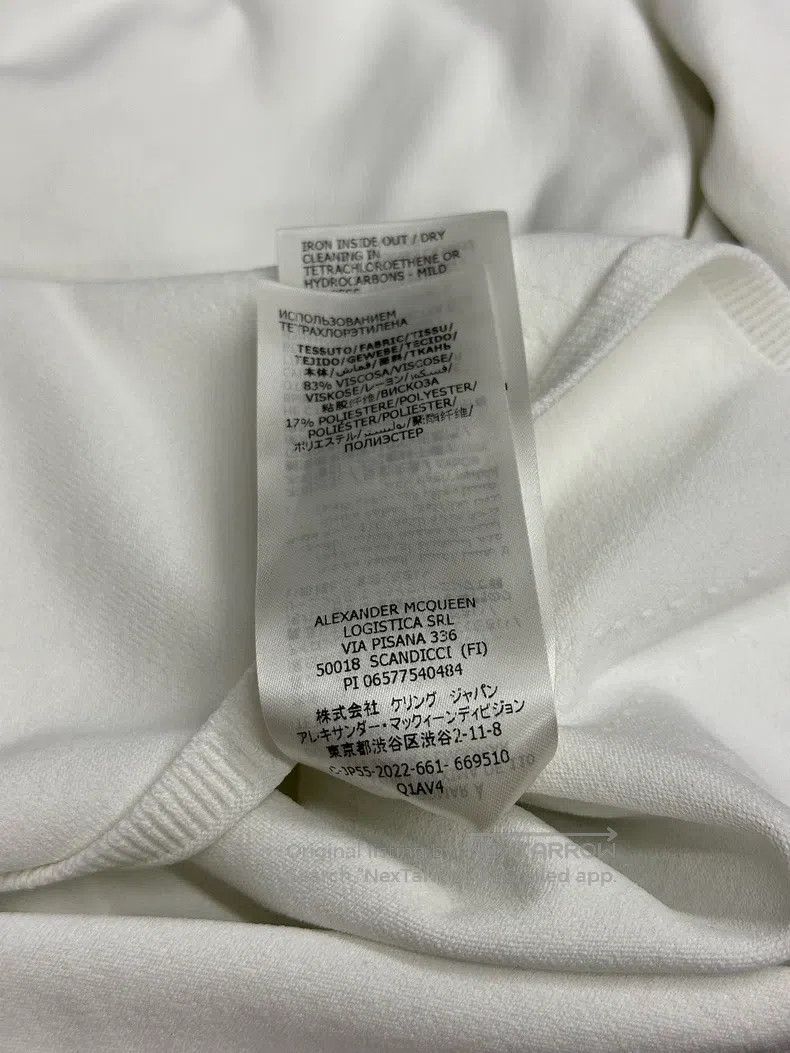 Alexander McQueen Alexander Mcqueen White short sleeves Size M / US 6-8 / IT 42-44 - 7 Thumbnail