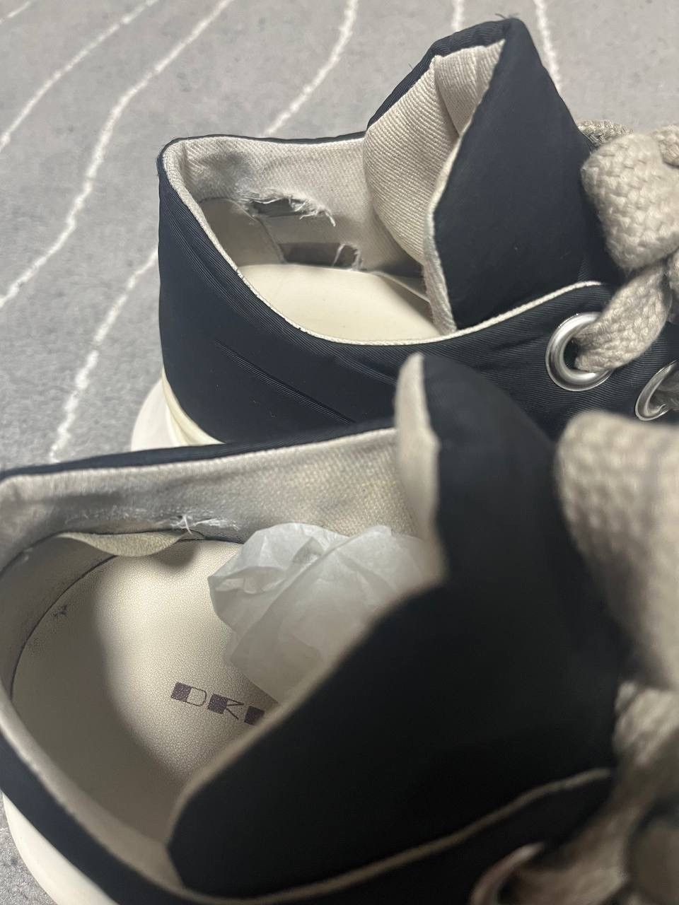 Rick Owens Drkshdw Rick owens abstract low jumbo lace Size US 10 / EU 43 - 6 Thumbnail