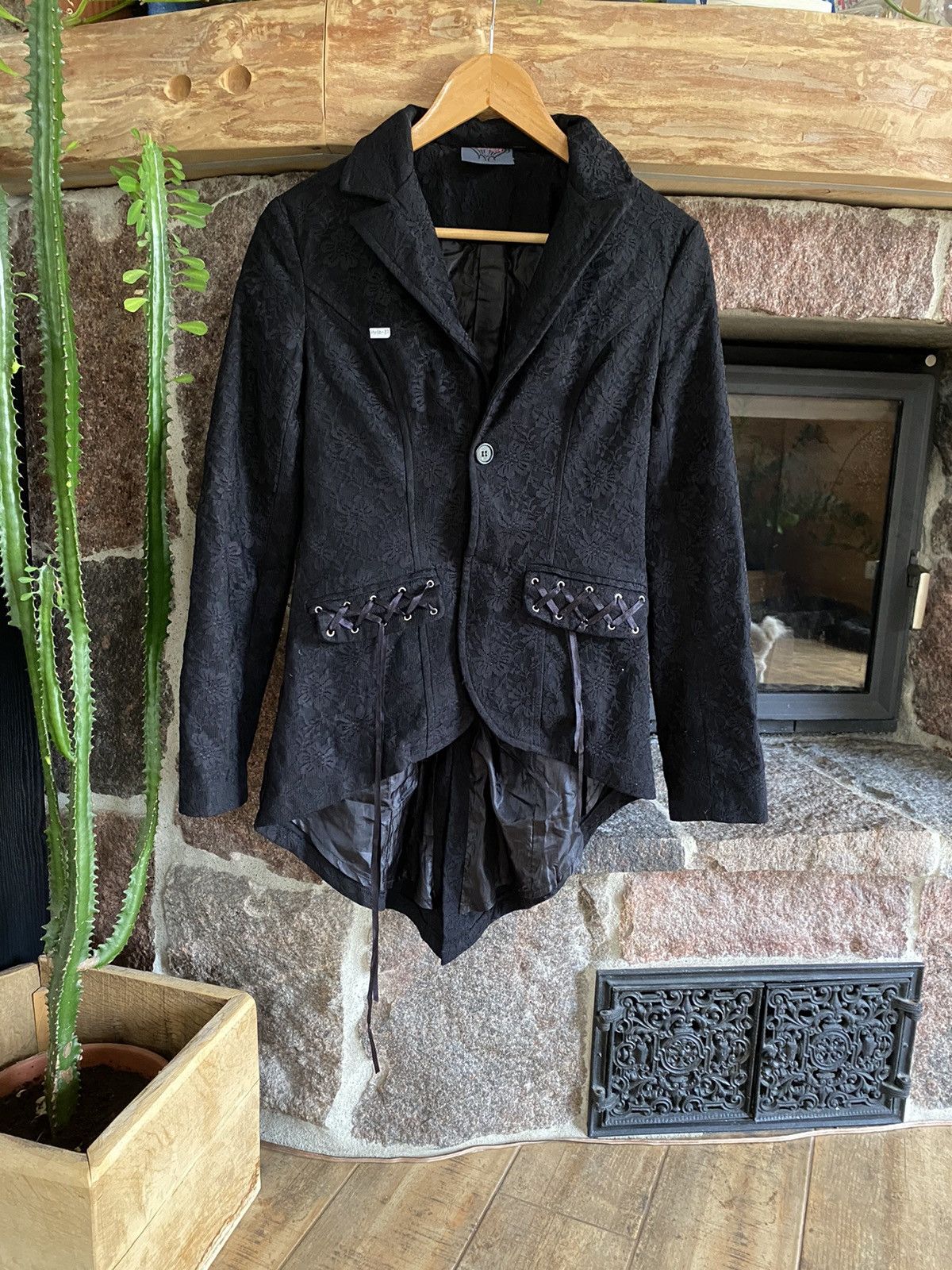 image of Blazers Opium Affliction Emo, Lace , M , Jacket in Black, Women's (Size Medium)