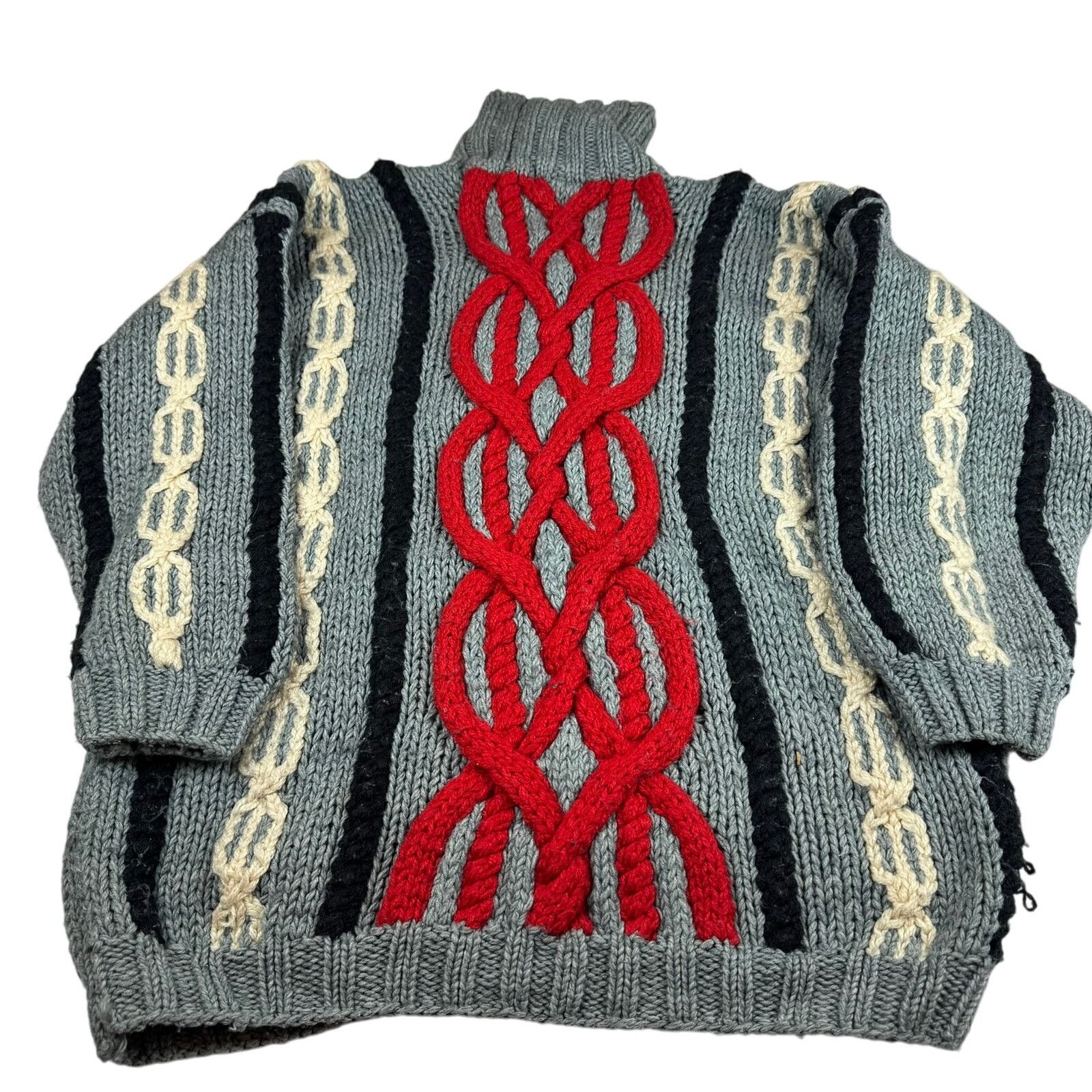 Other Vintage Y2K Union Bay Cable Knit Sweater - Medium Size M / US 6-8 / IT 42-44 - 2 Thumbnail