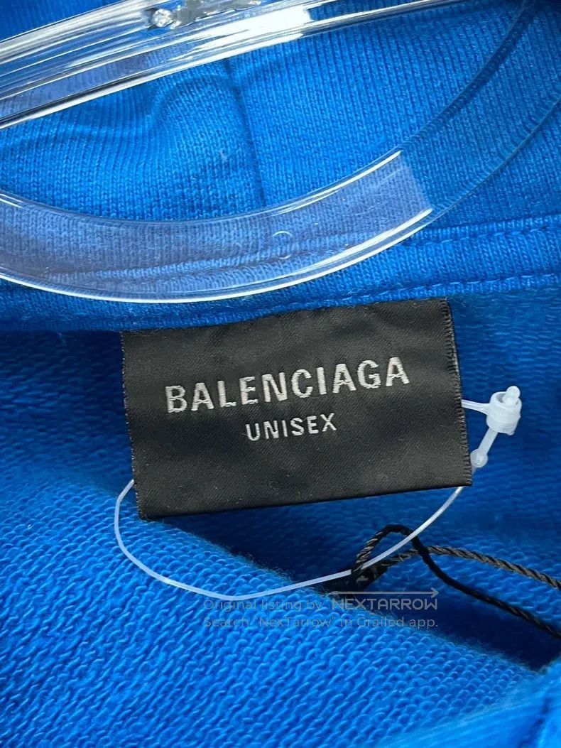 Balenciaga Balenciaga Cotton Hooded Sweatshirt Size US S / EU 44-46 / 1 - 3 Thumbnail