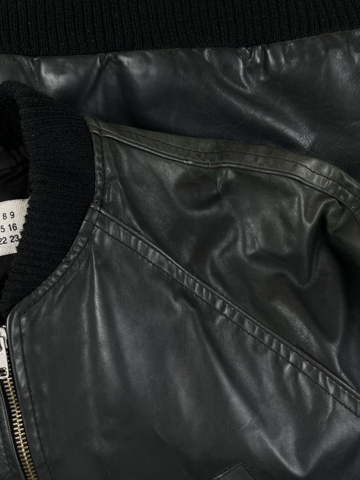 Maison Margiela SS04 Maison Margiela 5 Zip Calf Leather Bomber Jacket Size US M / EU 48-50 / 2 - 5 Thumbnail