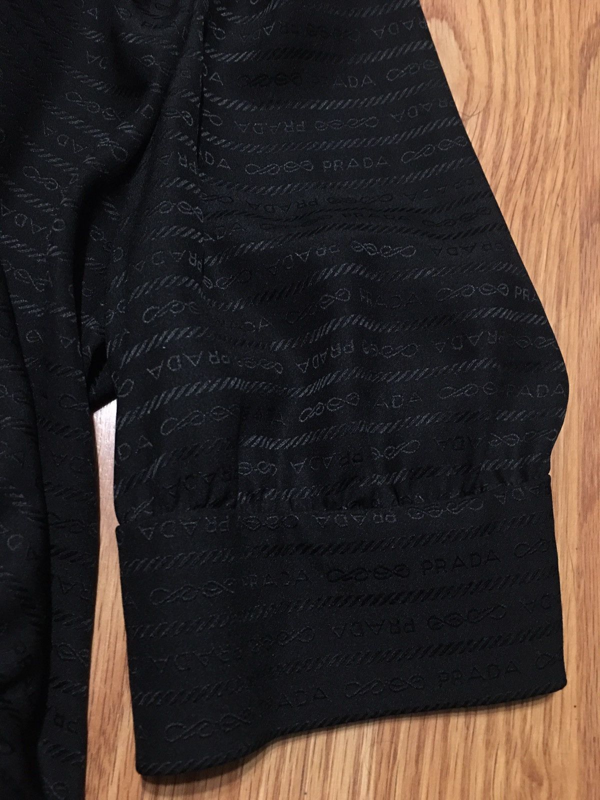 Prada PRADA x Raf Simons F/W 2022 Silk Jacquard Logo Dress IT 44 Size M / US 6-8 / IT 42-44 - 16 Thumbnail