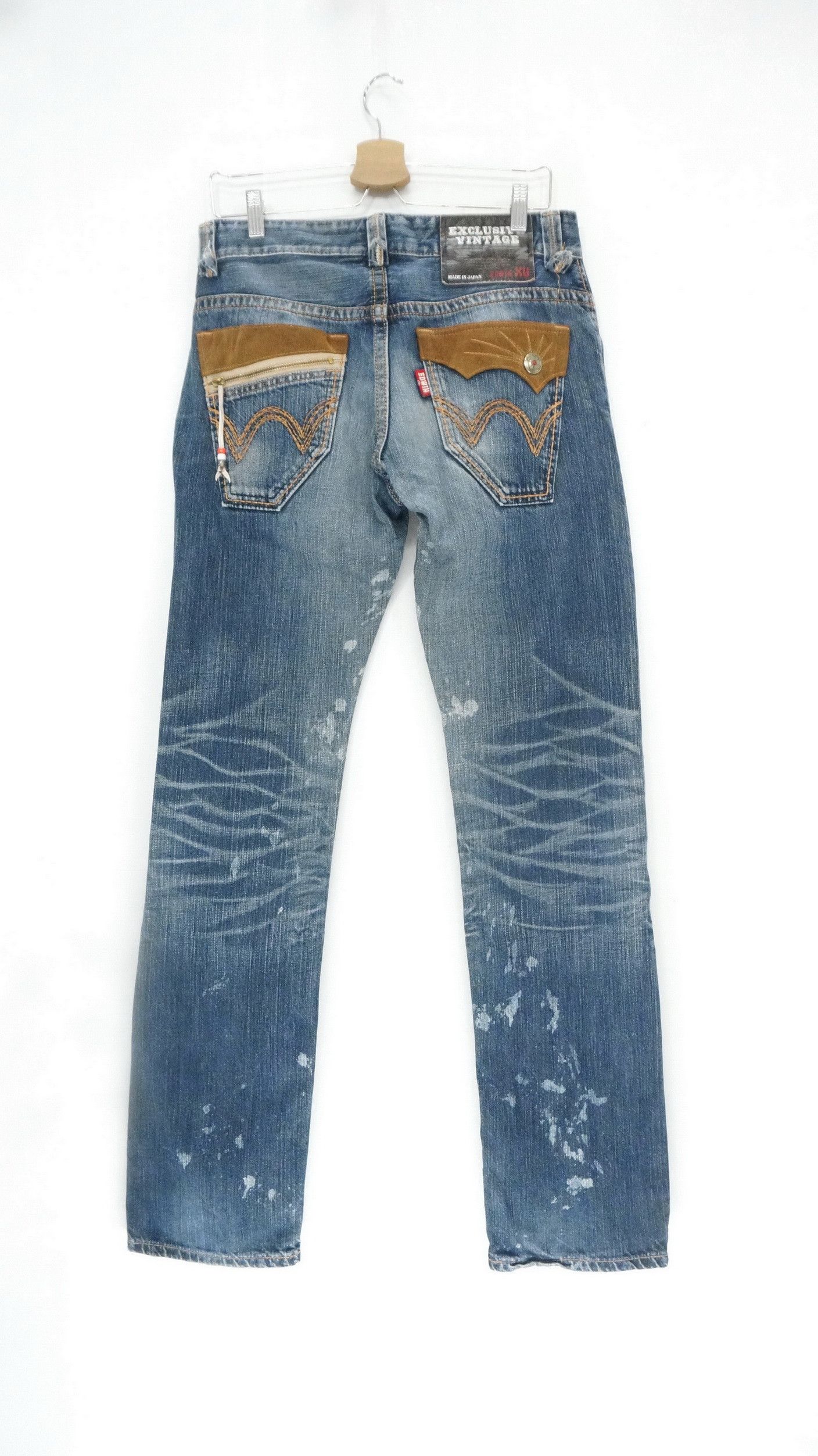 Edwin Rare 🔥 NAVAJO Design EDWIN Exclusive Vintage XV Jeans Size US 31 - 1 Thumbnail