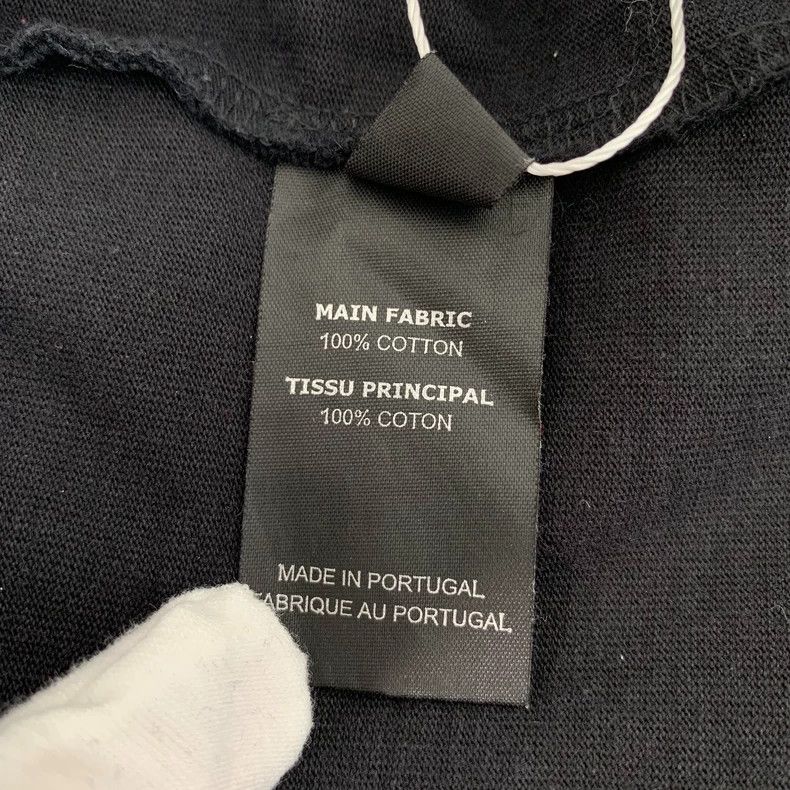 Vetements VetementsBlack monogrammed hooded drawstring cotton long-sl Size US L / EU 52-54 / 3 - 8 Thumbnail