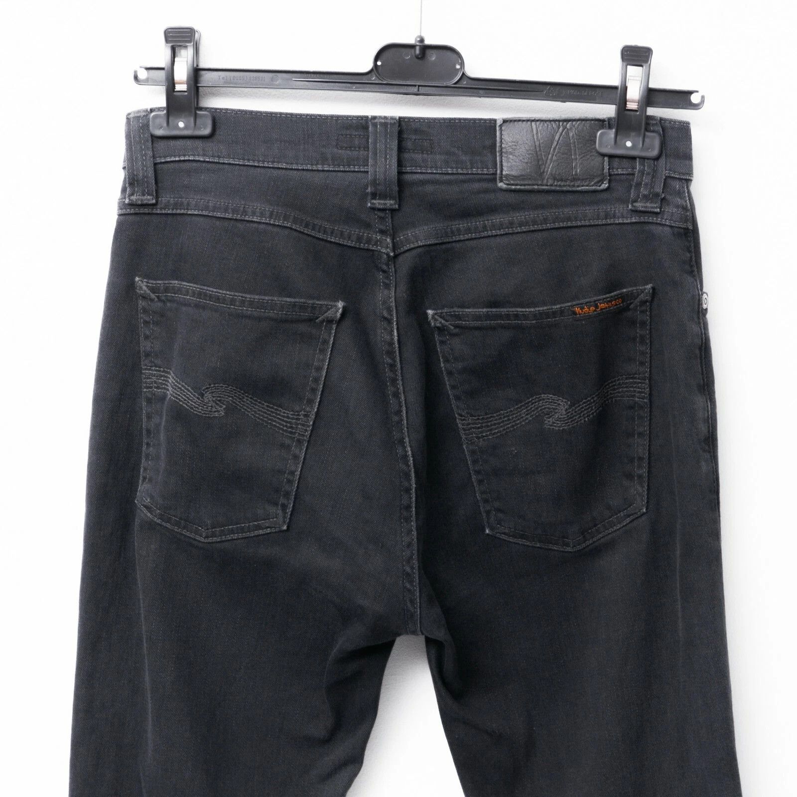 Nudie Jeans Women's W29 L32 Skinny High Rise Trousers Slim Stretch Size 29" - 3 Thumbnail