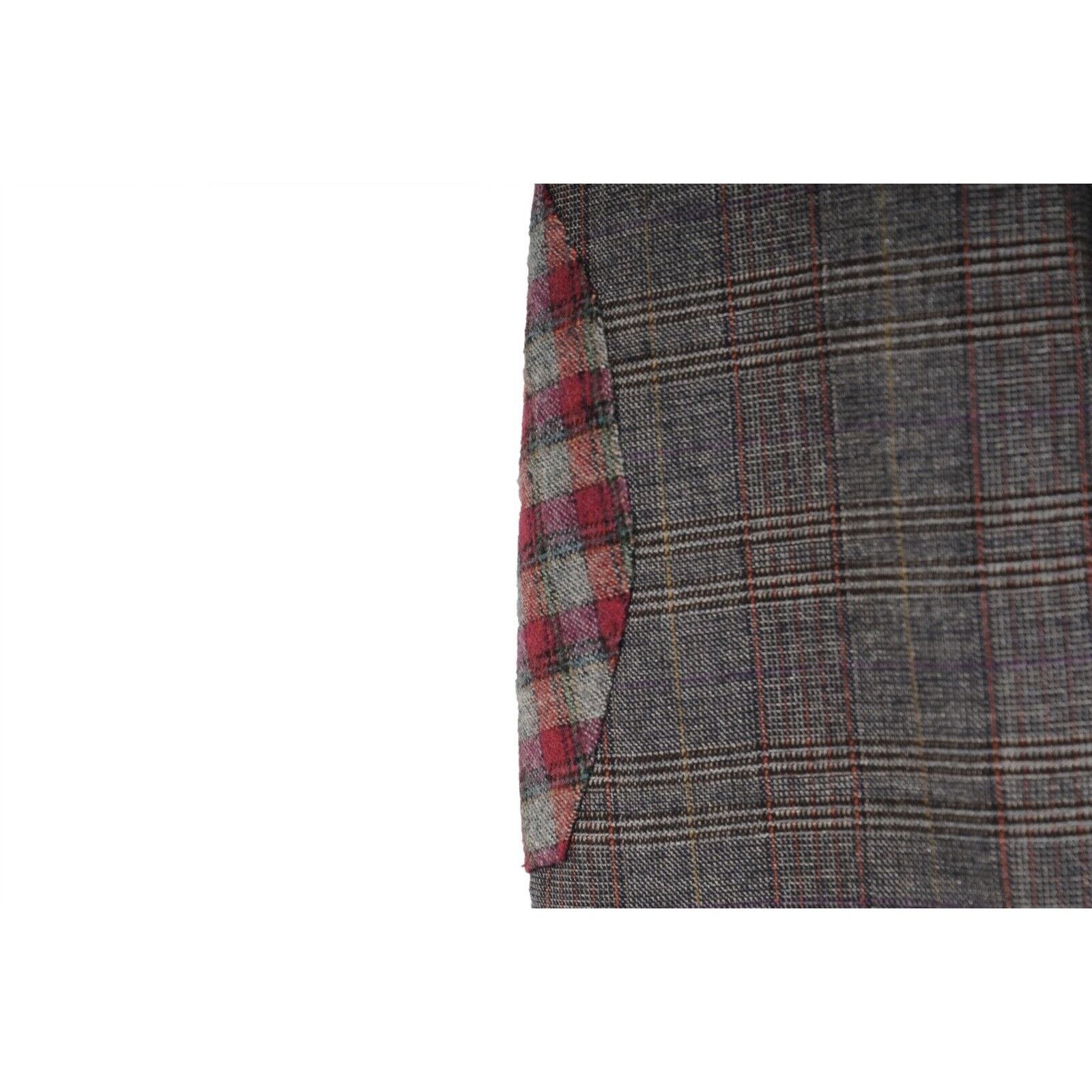 Etro Houndstooth Jacket Gray Wool Blazer IT 56 Size 46R - 8 Thumbnail