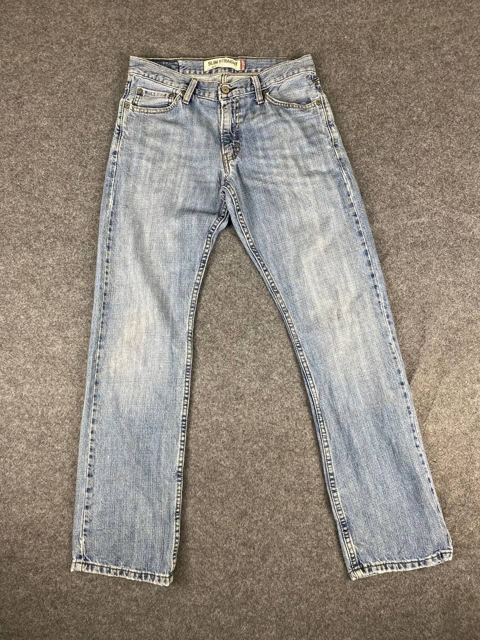 Levi's vintage levis 514 slim straight denim nice design Size US 31 - 6 Thumbnail