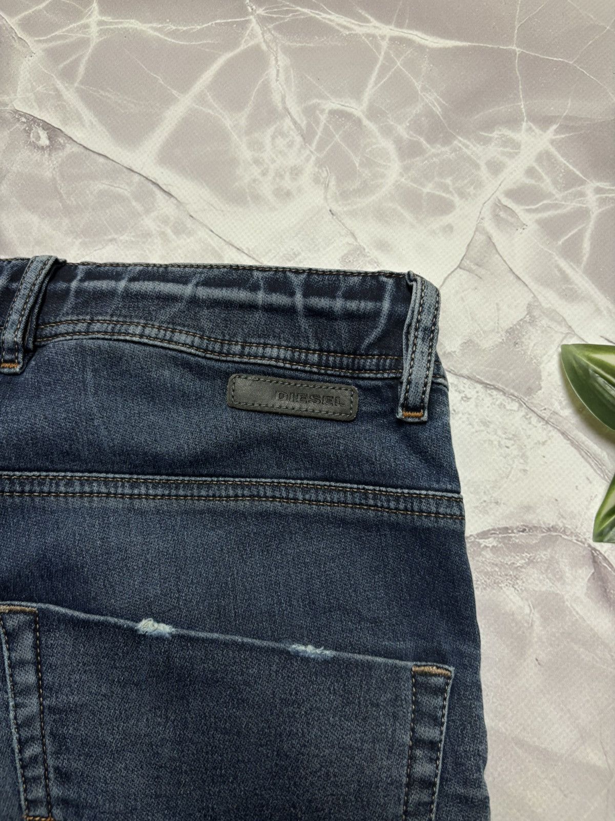 Diesel Diesel Krooley-Ne Jogg Jeans Denim Sweatpants Blue Mens 30 Size US 30 / EU 46 - 12 Thumbnail