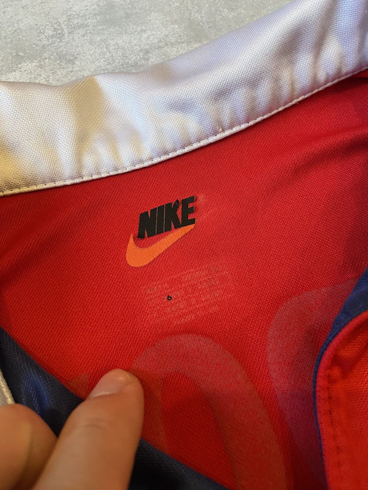 Vintage Nike Arsenal JVC 98/99 Home Vintage Soccer Jersey Made in UK Size US S / EU 44-46 / 1 - 8 Thumbnail