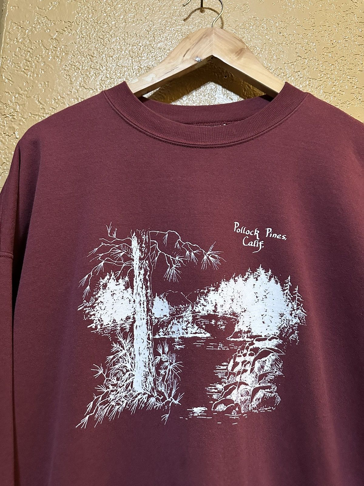 4GSELLER × Japanese Brand × Vintage Vintage Pollock Pines Crewneck Sweatshirt XL USA Size US XL / EU 56 / 4 - 2 Thumbnail