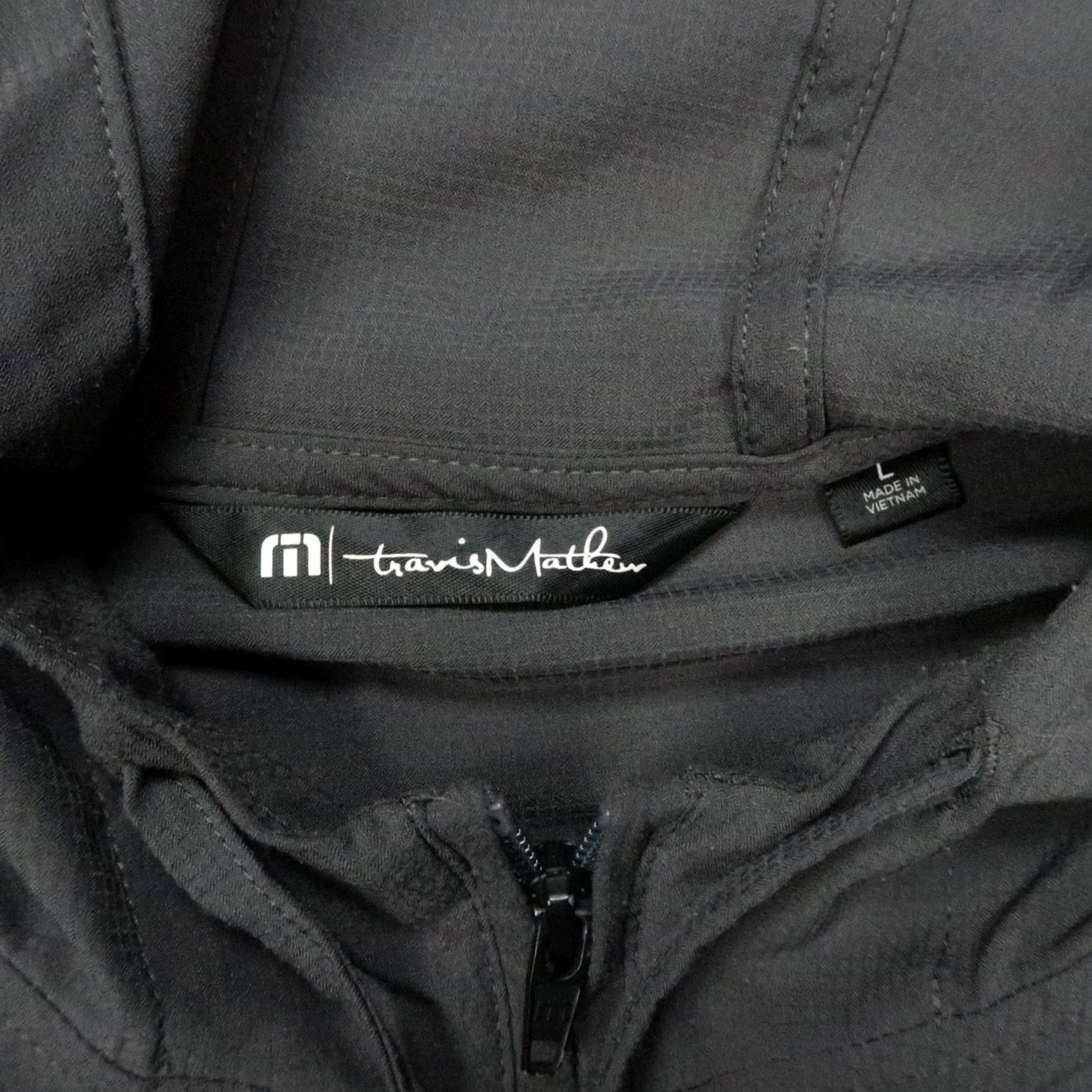 TravisMathew Travis Mathew Hoodie Mens L Gray Wanderlust Full Zip Hooded Stretch Golf Size US L / EU 52-54 / 3 - 3 Thumbnail