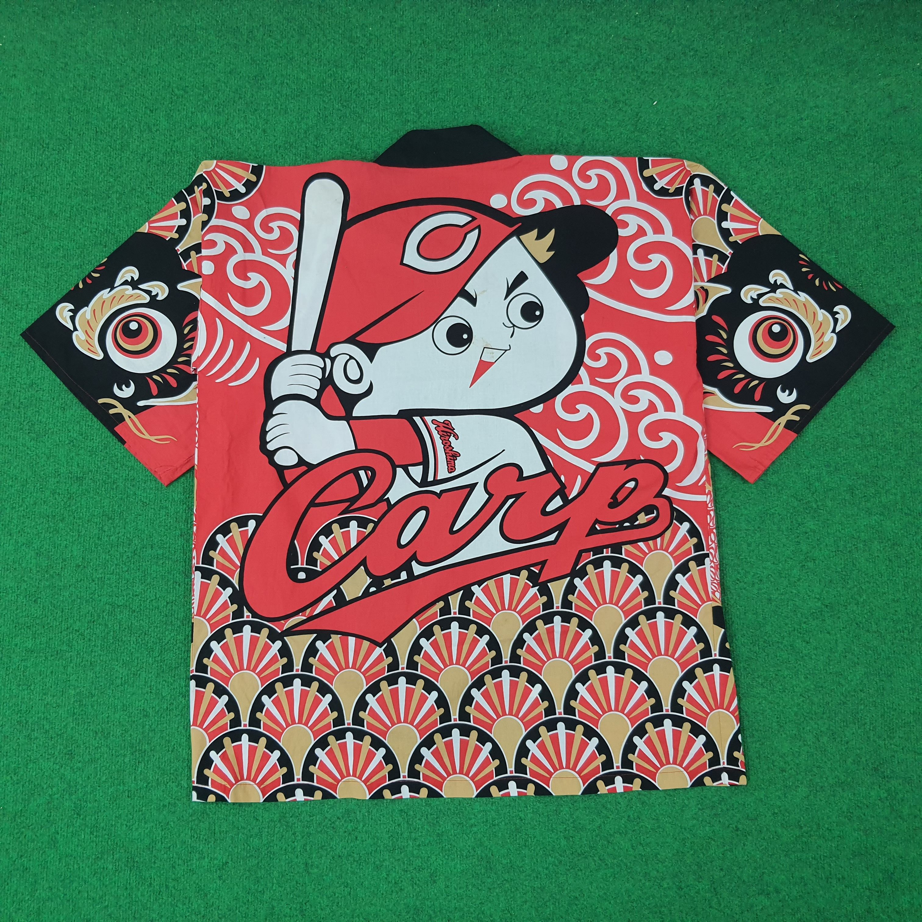 Japanese Brand Vintage Hiroshima Toyo Carp Baseball Happi Jacket C255N19 Size US XL / EU 56 / 4 - 1 Thumbnail