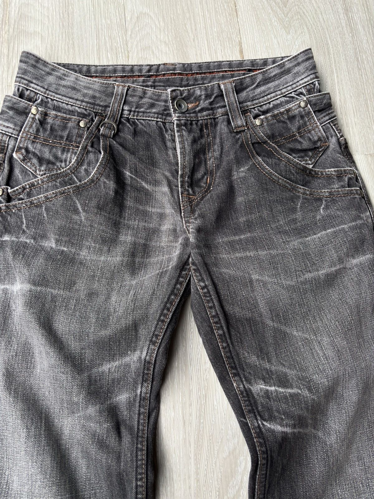 Nicole Club NICOLE CLUB FOR MEN double waist flare jeans Size US 27 - 2 Thumbnail