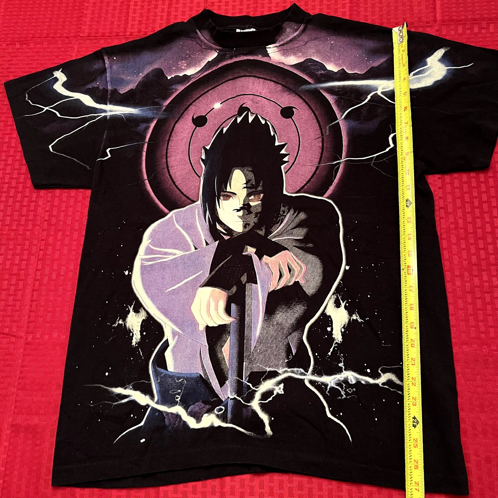 Other Sasuke Uchiha Naruto Anime purple vintage 90s style shirt Size US L / EU 52-54 / 3 - 3 Thumbnail
