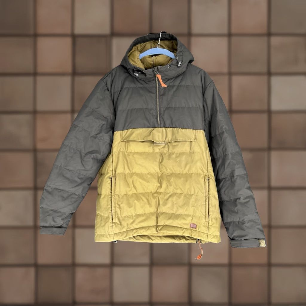 Vintage LL Bean Signature Men Goose Downtek Anorak Pullover Half Zip Winter Coat Size M Size US M / EU 48-50 / 2 - 1 Thumbnail