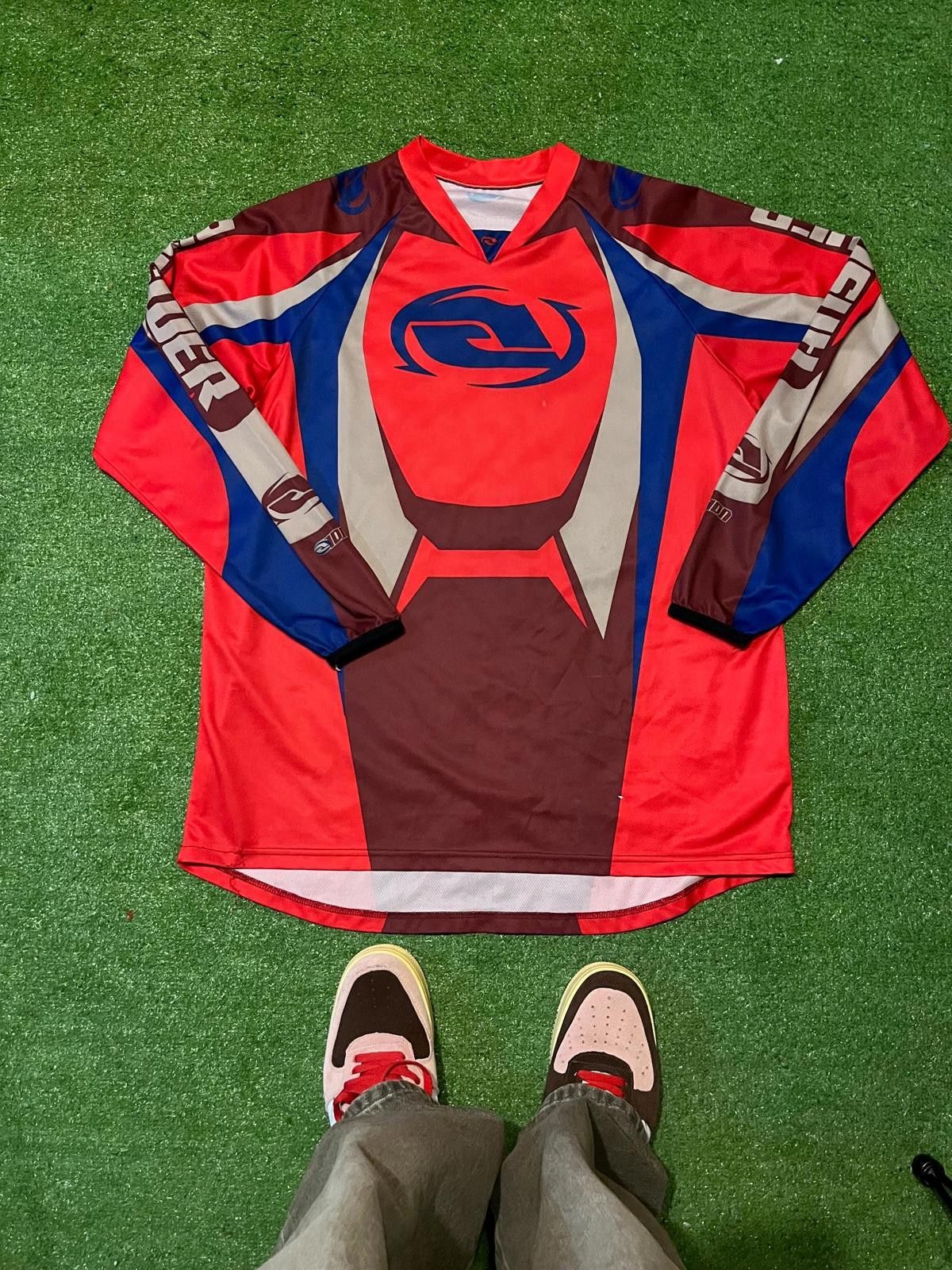 Other Answer Racing Motocross Jersey Red Blue Brown Long Sleeve Size ONE SIZE - 1 Thumbnail