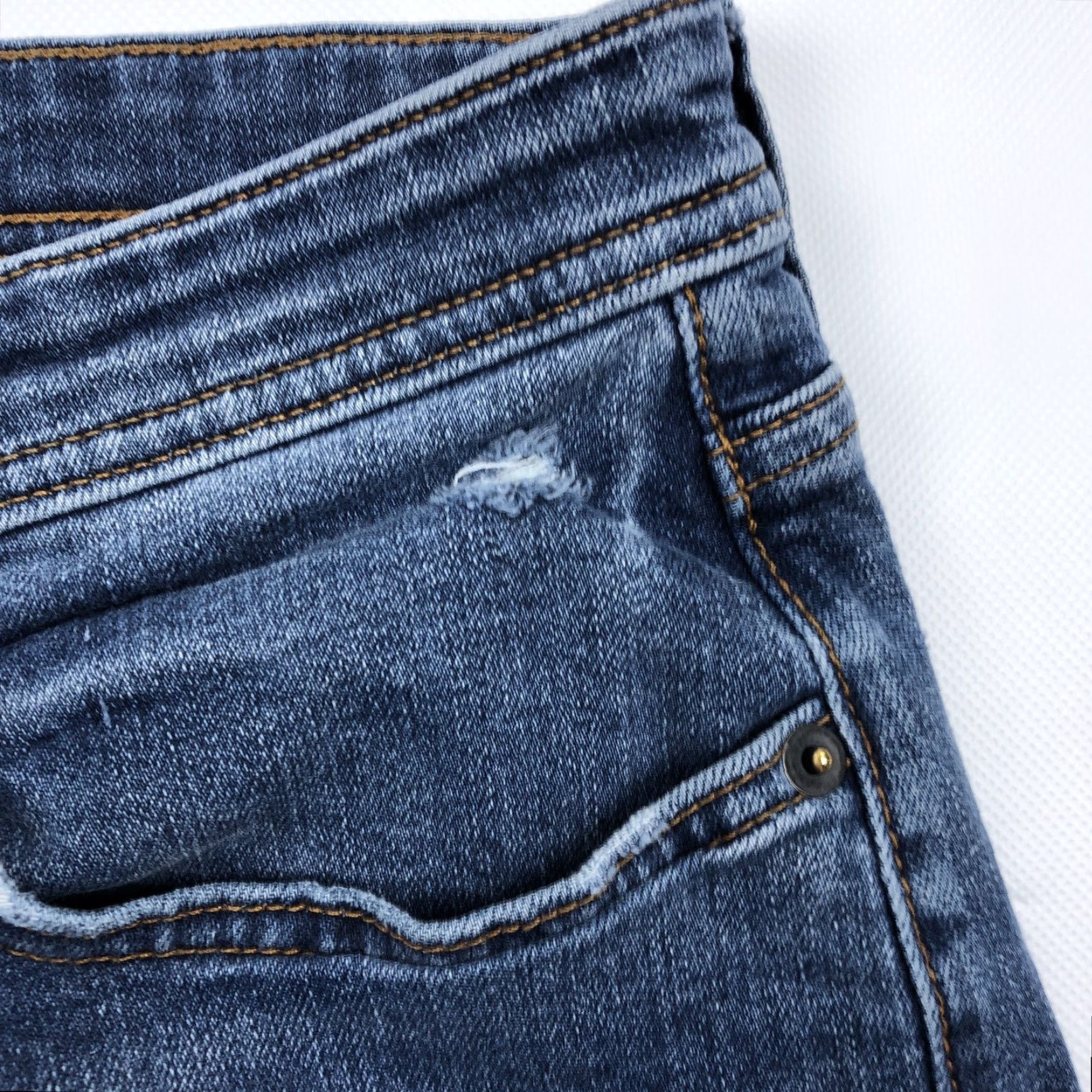 Denime Revtown Decade Denim Automatic Jeans Men 33x32 Dark Wash Straight Fit Size US 33 - 7 Thumbnail
