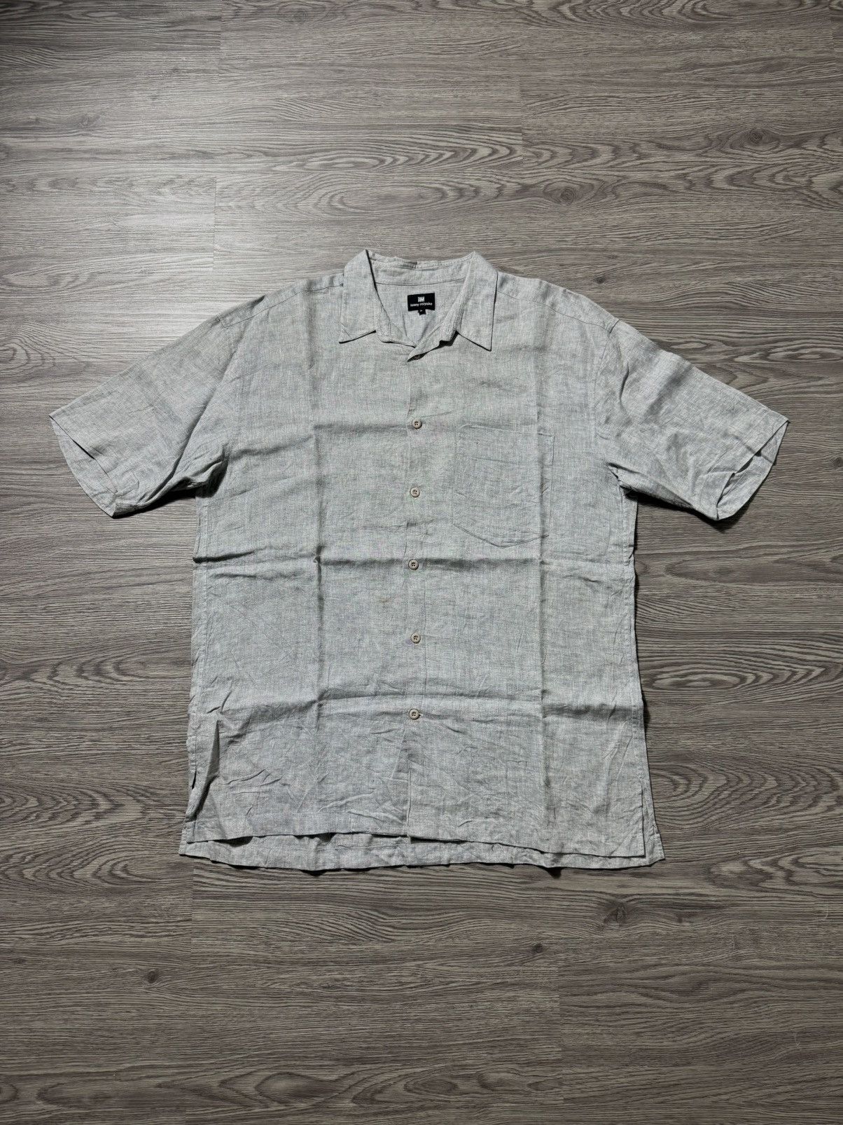 Issey Miyake 💥LAST SALE💥Issey Miyake Linen Button Up Shirt Size US L / EU 52-54 / 3 - 1 Thumbnail